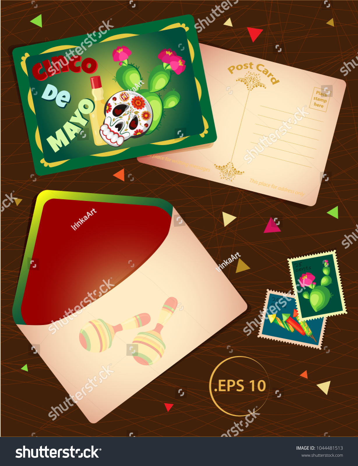 vector set cinco de mayo templates stock vector 1044481513
