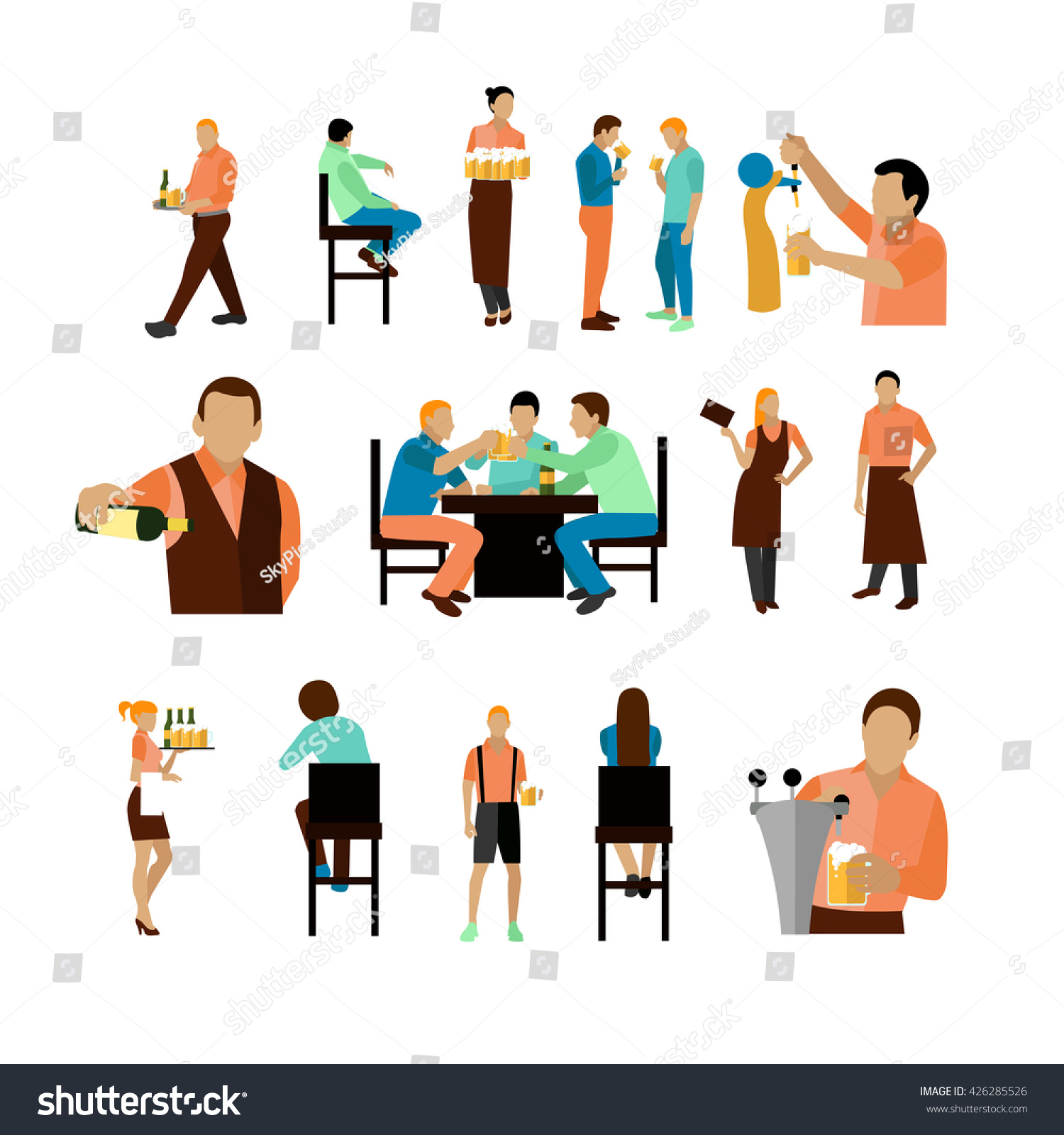 restaurant workers clipart - photo #16