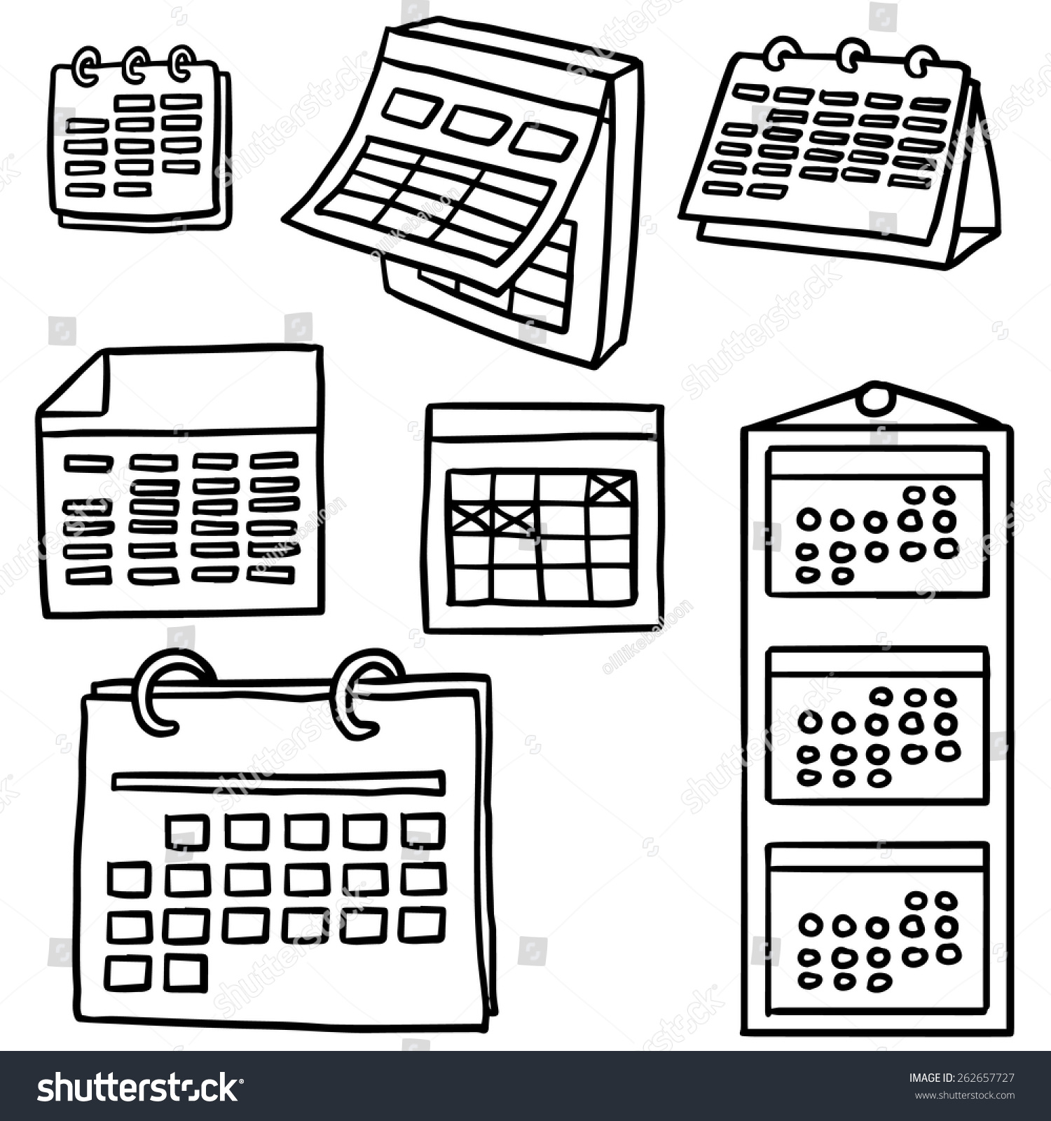 4,053 Calender doodle Images, Stock Photos & Vectors | Shutterstock