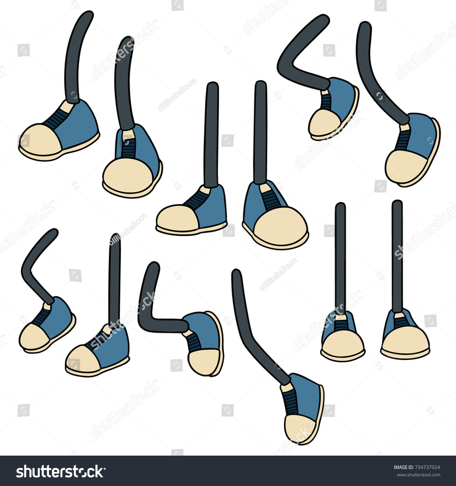 23,304 Cartoon legs and feet Images, Stock Photos & Vectors | Shutterstock