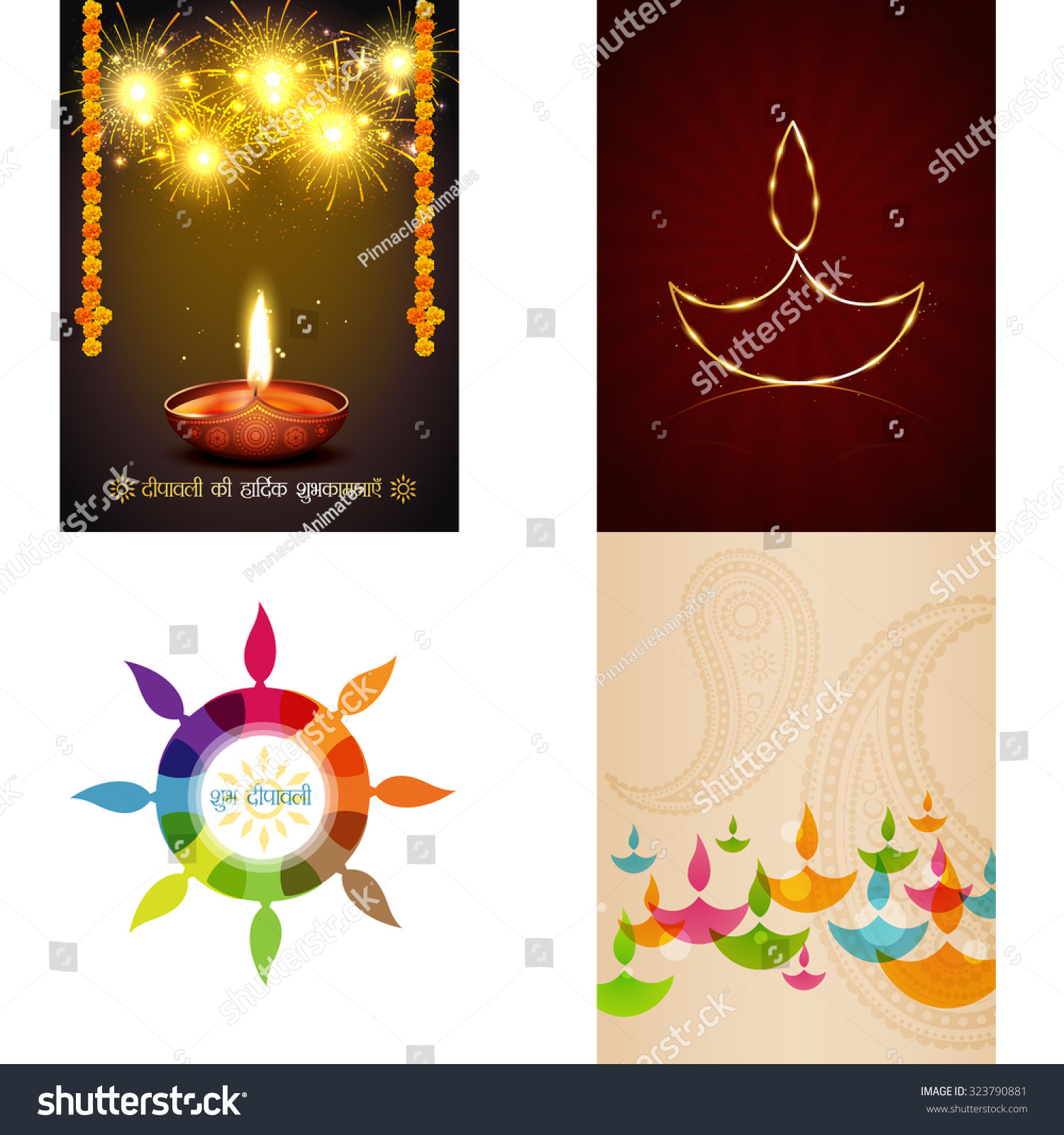 vector set different style diwali background stock vector royalty free 323790881 https www shutterstock com image vector vector set different style diwali background 323790881