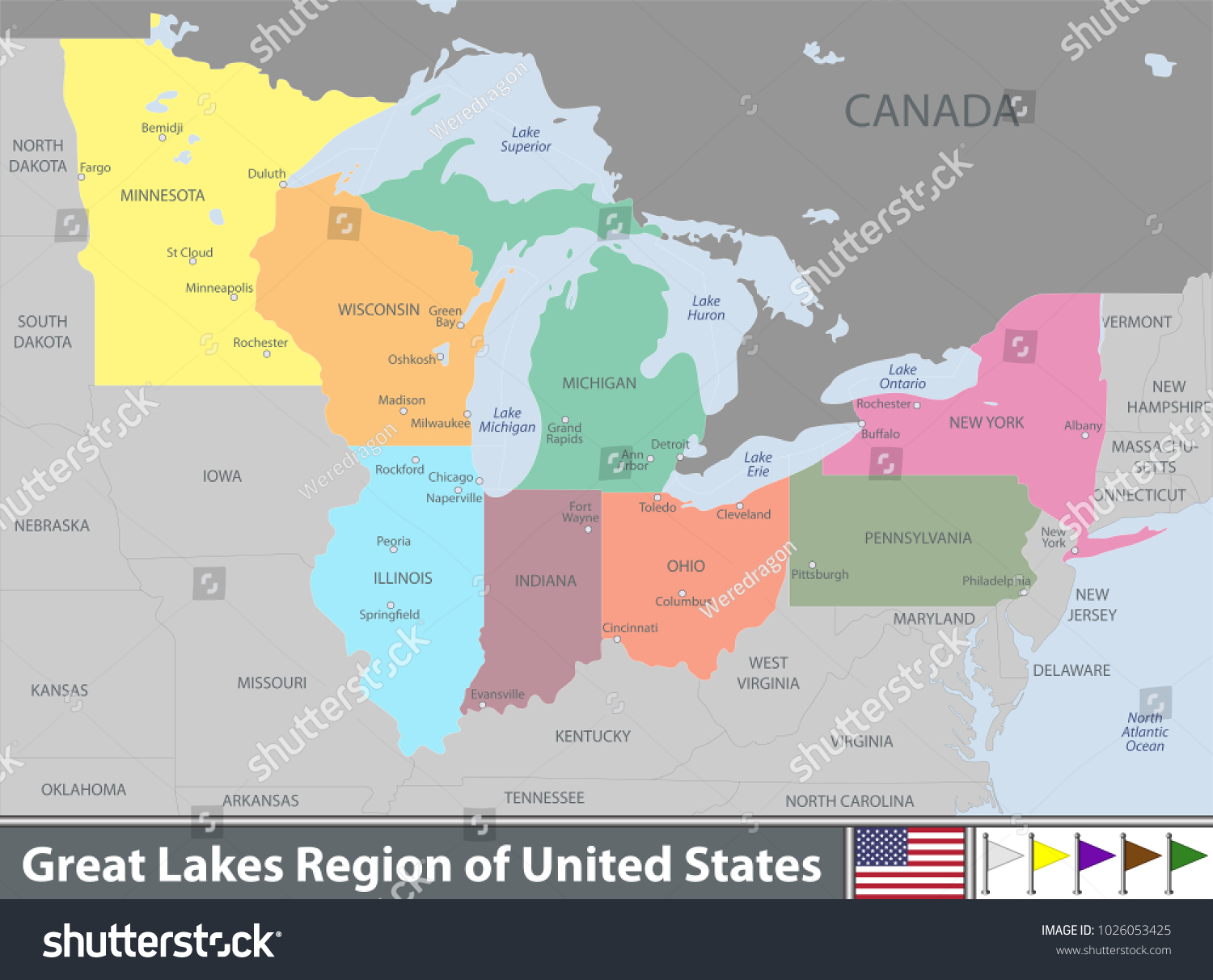 Great lakes region Images, Stock Photos & Vectors | Shutterstock