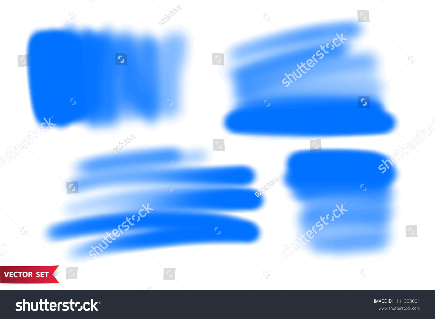SVG of Vector set of hand drawn airbrush strokes. One color artistic hand drawn backgrounds. svg