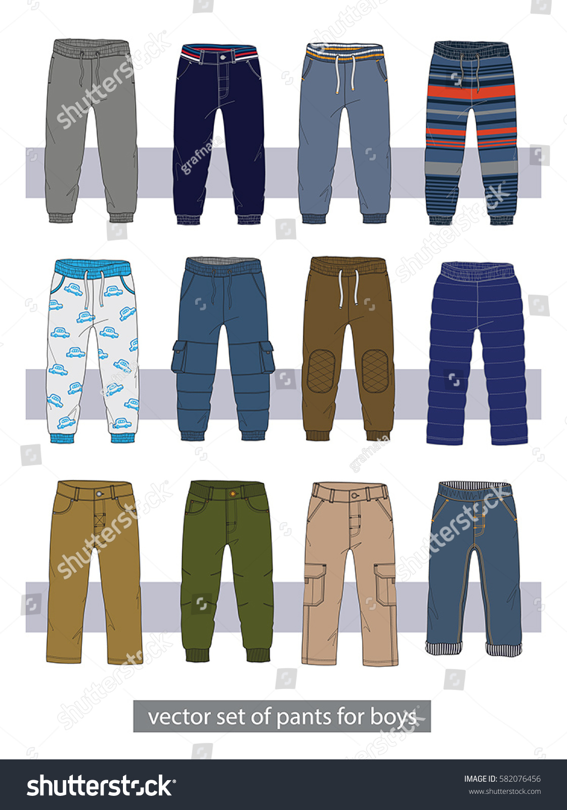 stock-vector-vector-set-of-pants-for-boys-582076456.jpg (1121×1600)