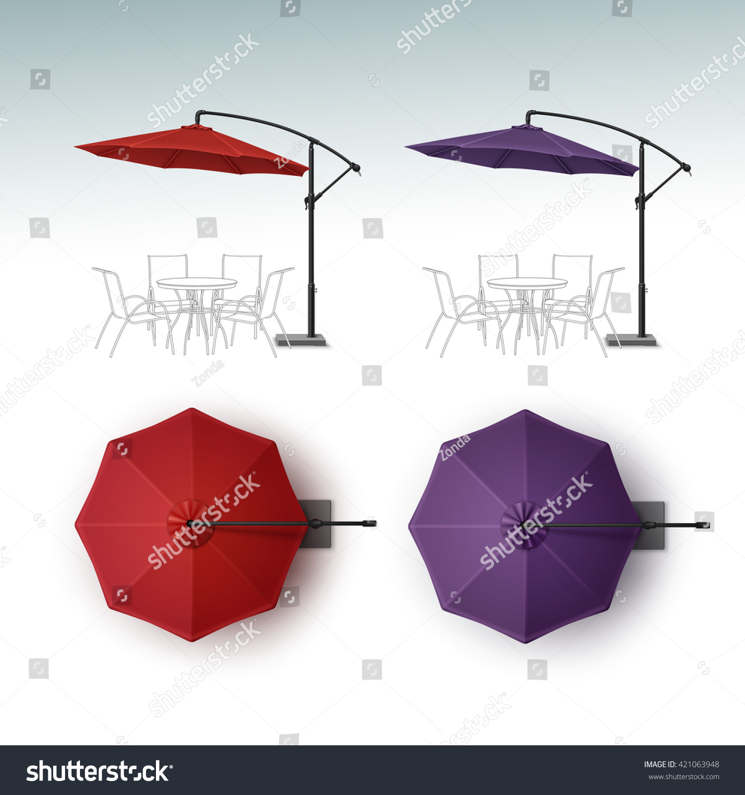 vector set red violet purple blank stock vector 421063948 vector set red violet purple blank stock vector 421063948