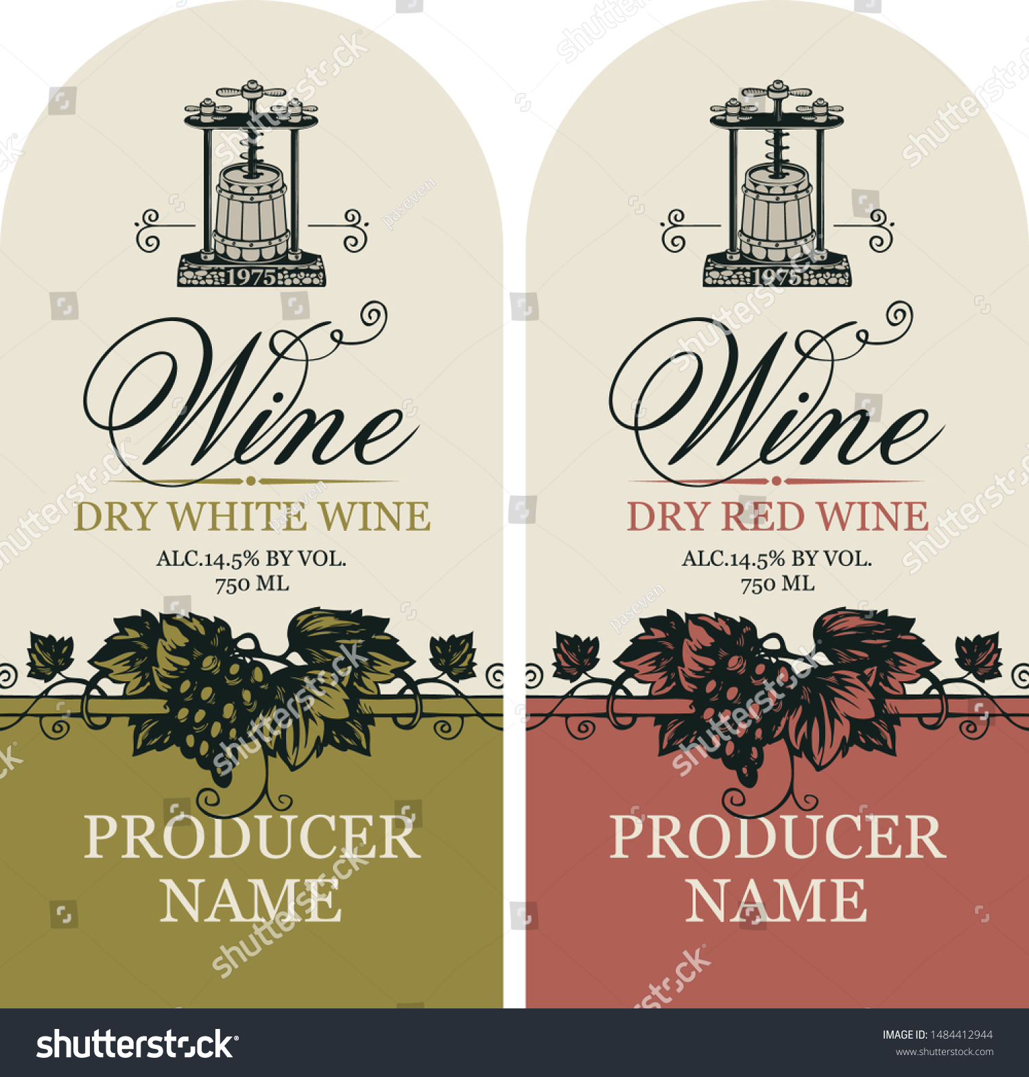 12,640 Wine label hand drawn Images, Stock Photos & Vectors | Shutterstock