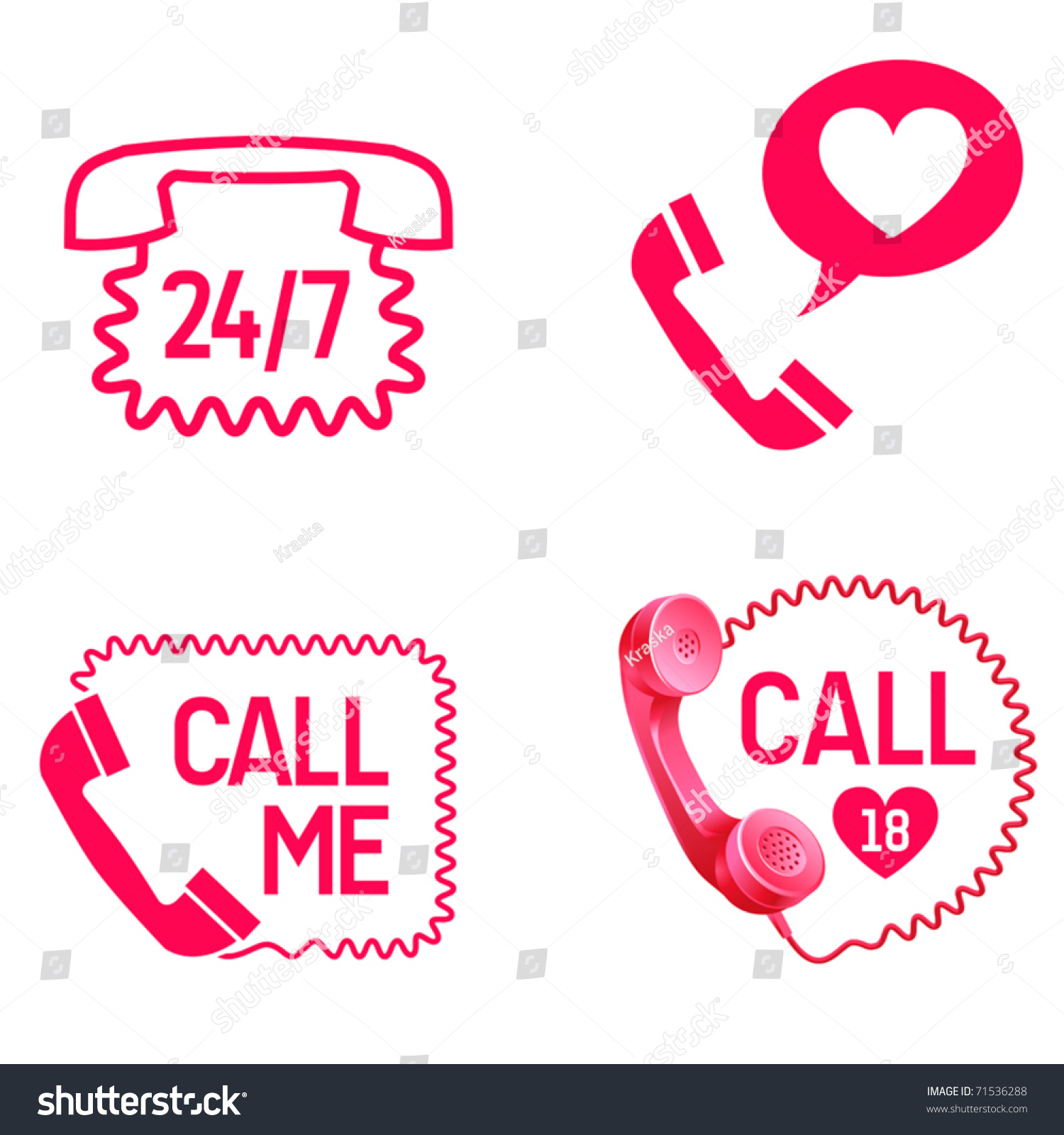 Vector Sex Call Service Line Love Stock Vector Royalty Free 71536288 Shutterstock 