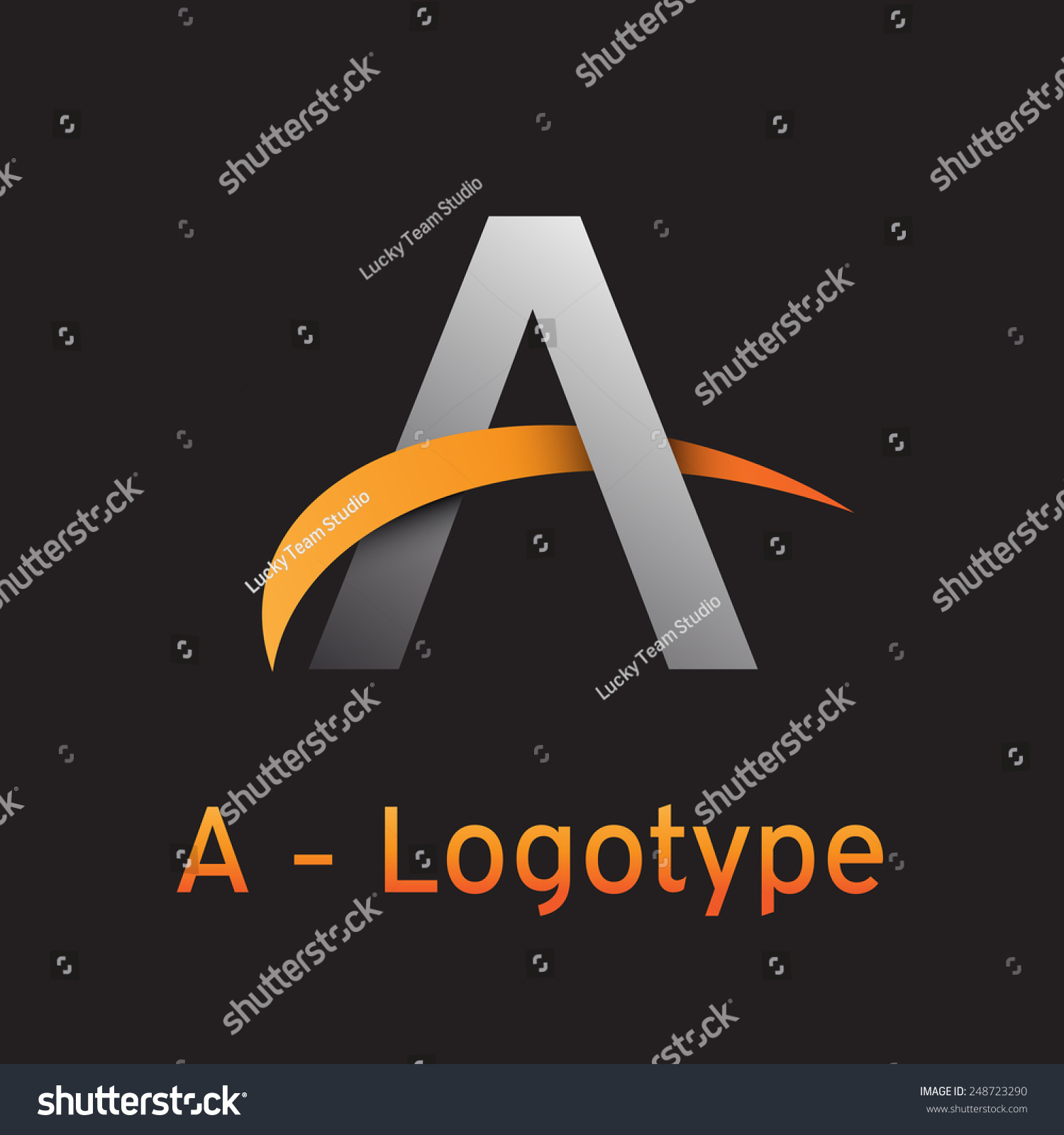 Vector Sign Letter Stock Vector (Royalty Free) 248723290