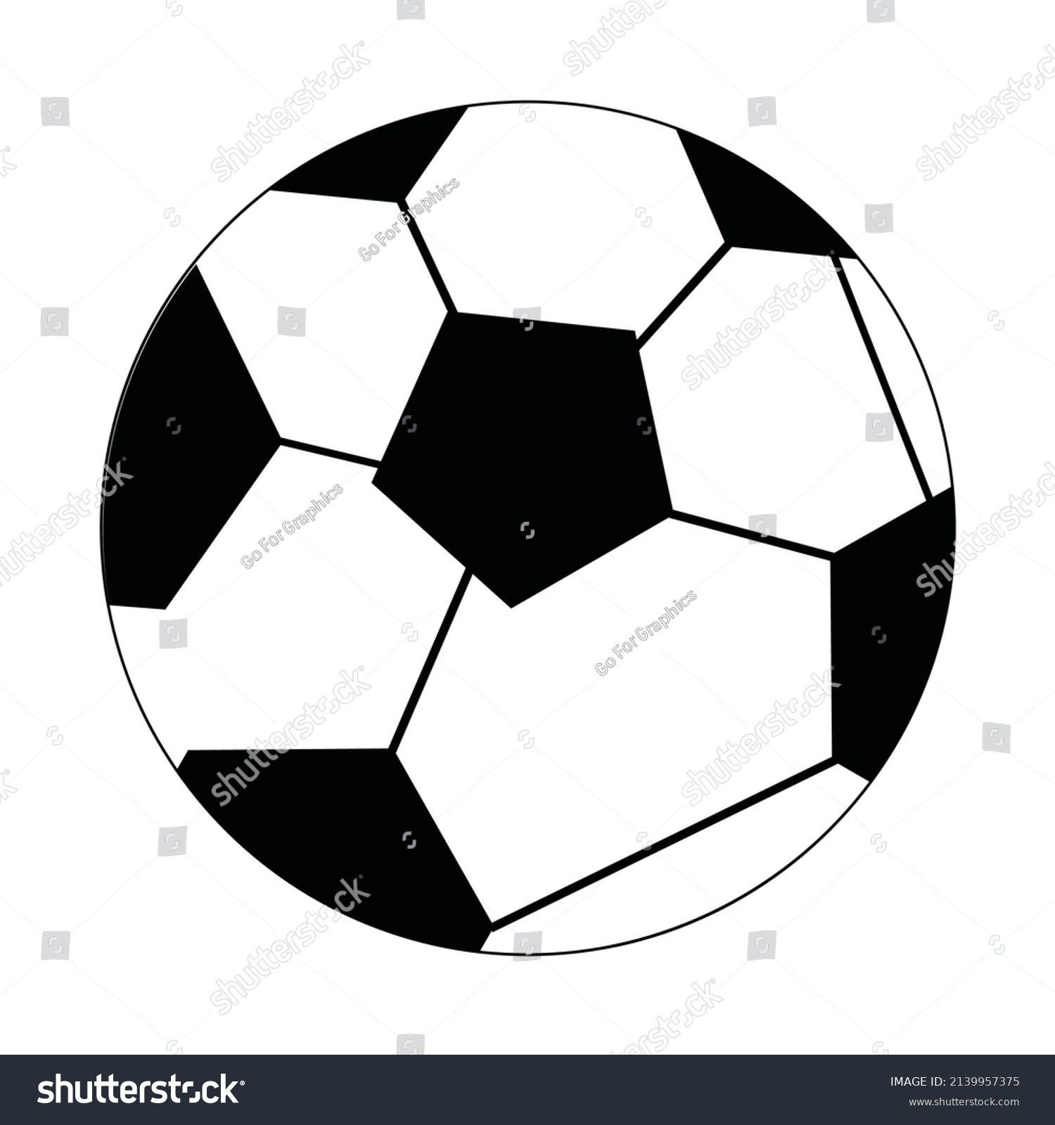 Vector Sketch Illustration Sport Balls Football Stock Vector (Royalty ...