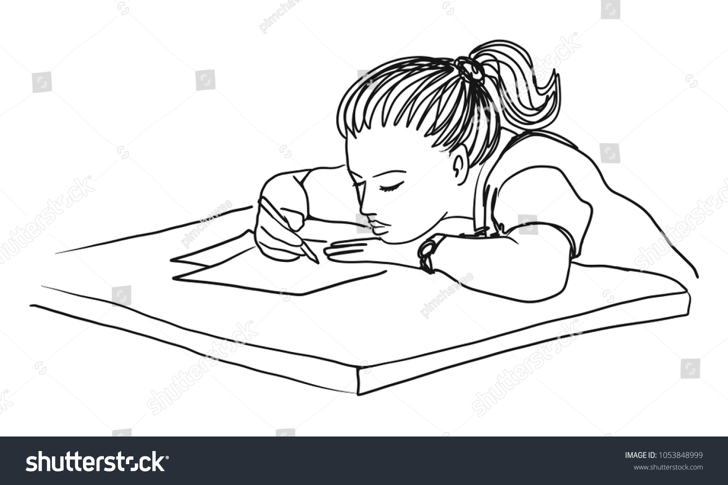 Wife Writing Pictures
