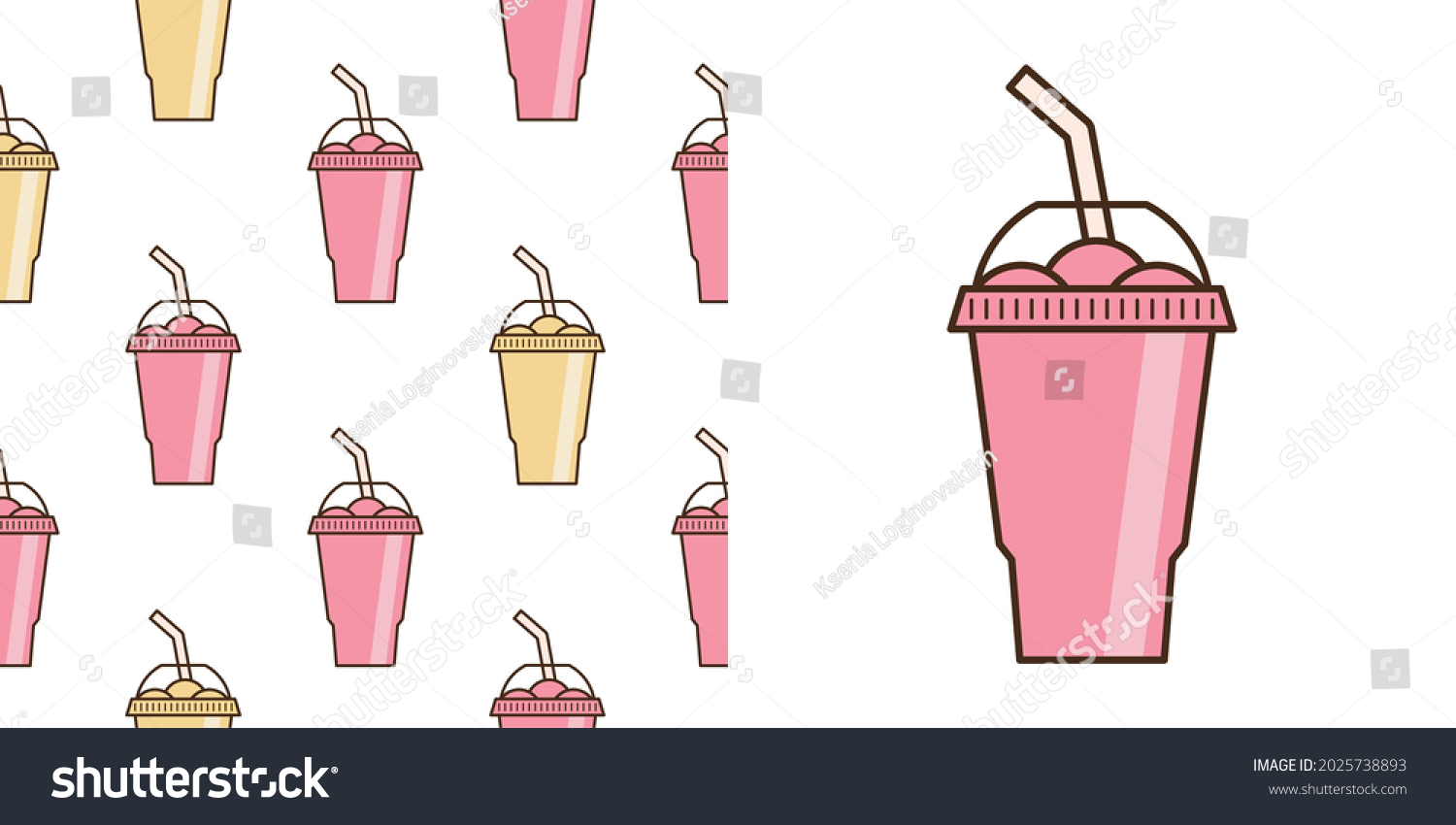 Vector Slush Drink Isolated Icon Cartoon Stock Vector Royalty Free 2025738893 Shutterstock 5765