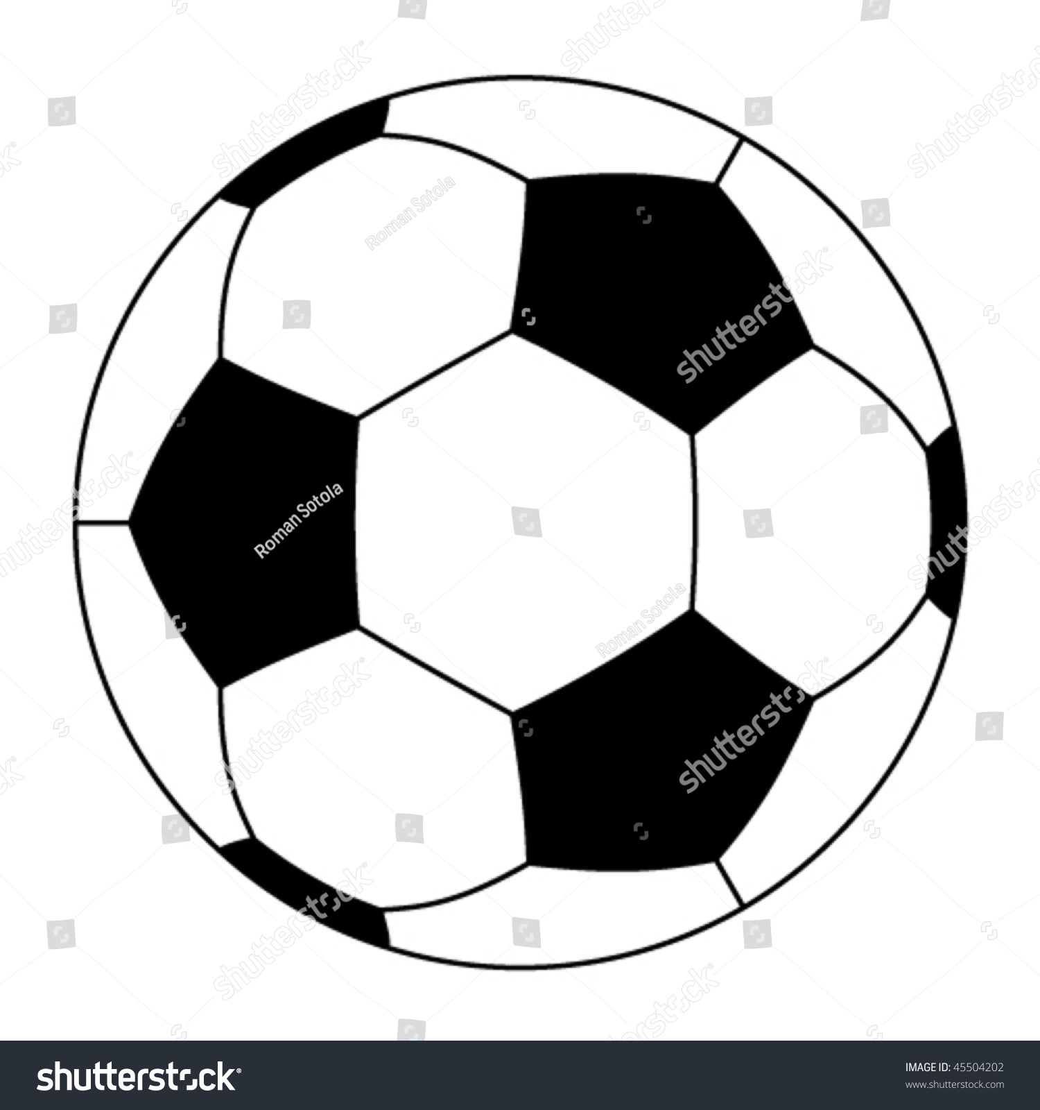 Vector Soccer Ball - 45504202 : Shutterstock