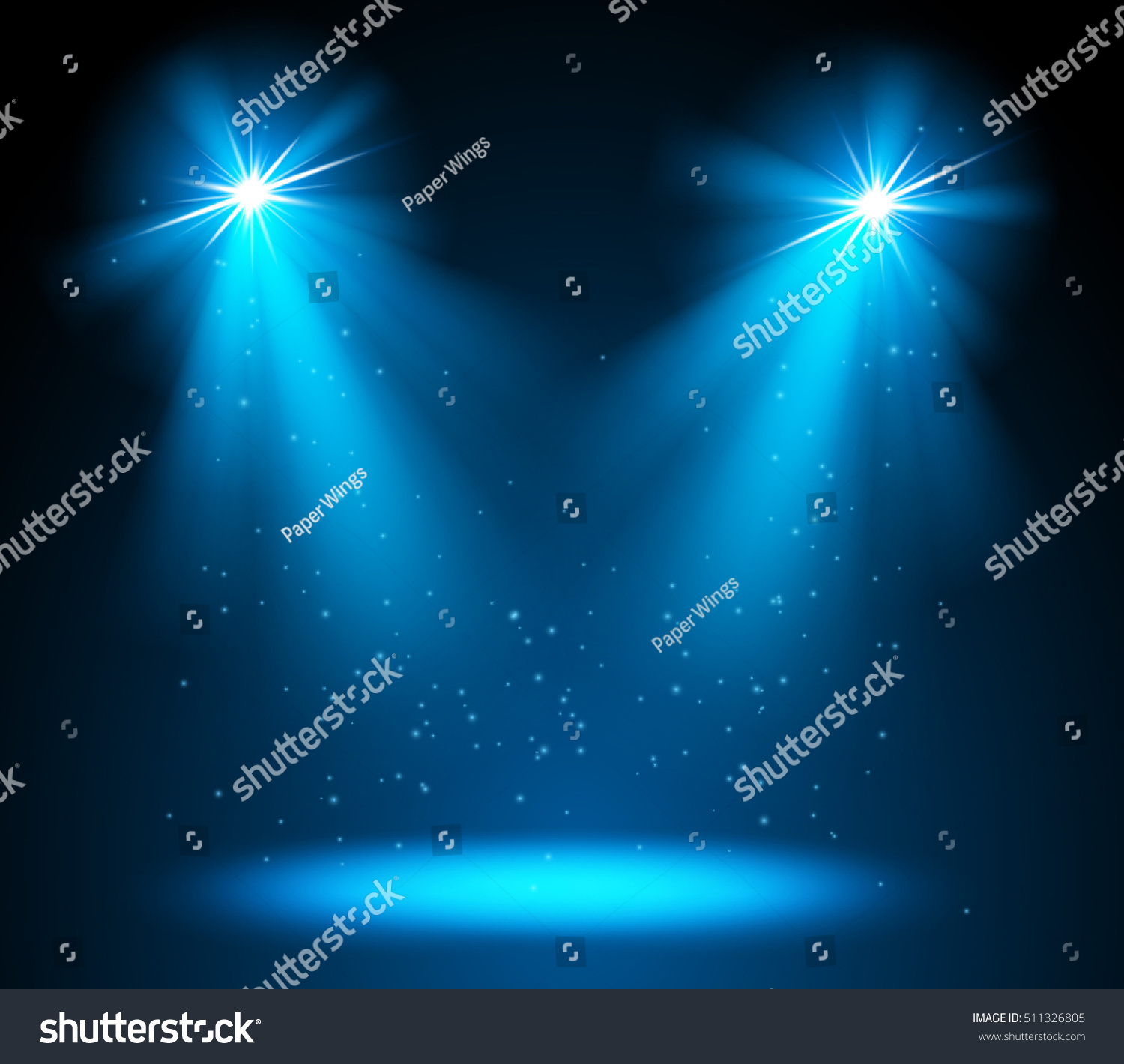 Vector Stage Light Vector Illustration Stock Vector 511326805 ...