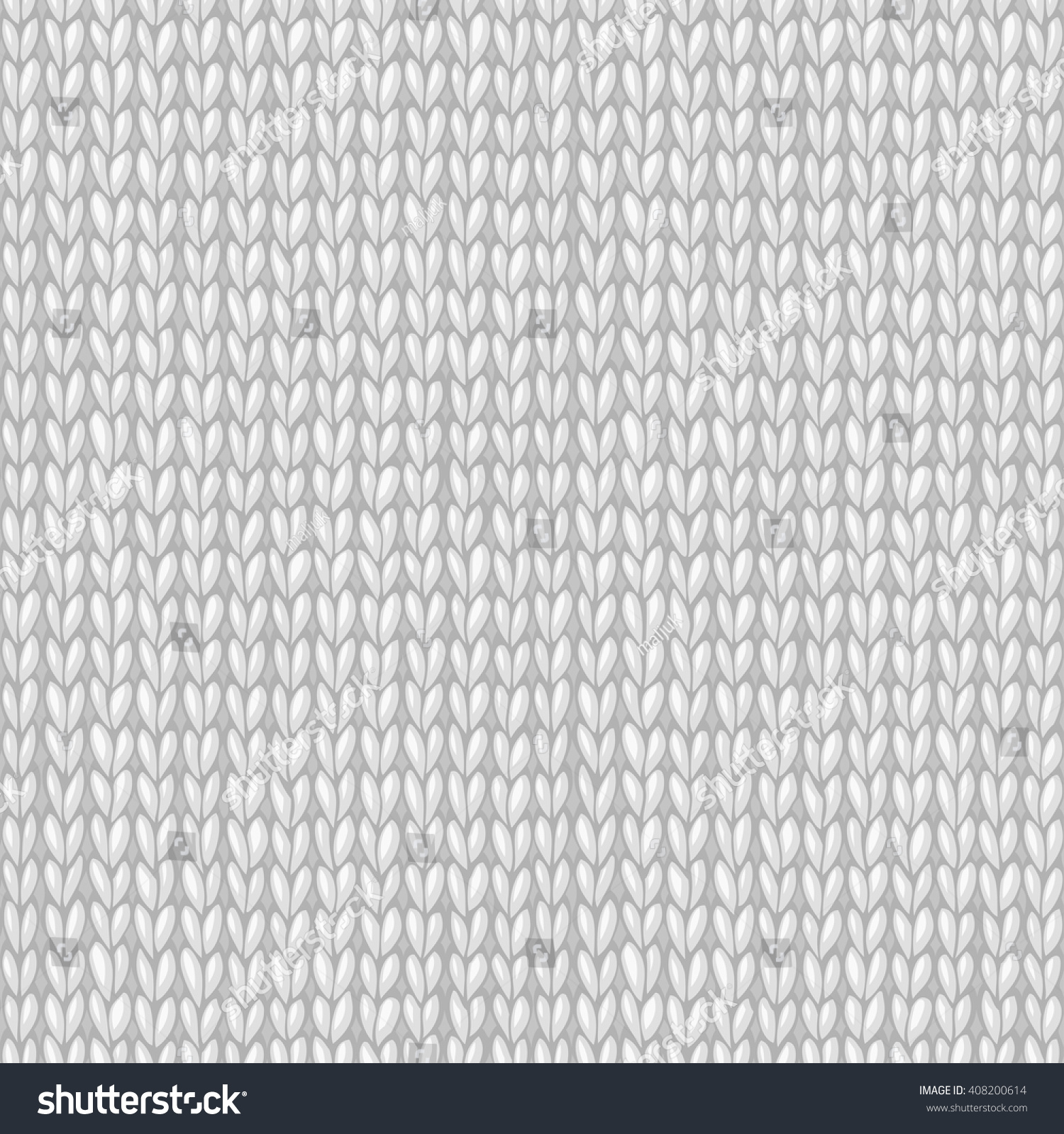 Vector Stockinette Stitch Texture Seamless White Stock Vector Stockinette Stitch Texture Seamless White Stock