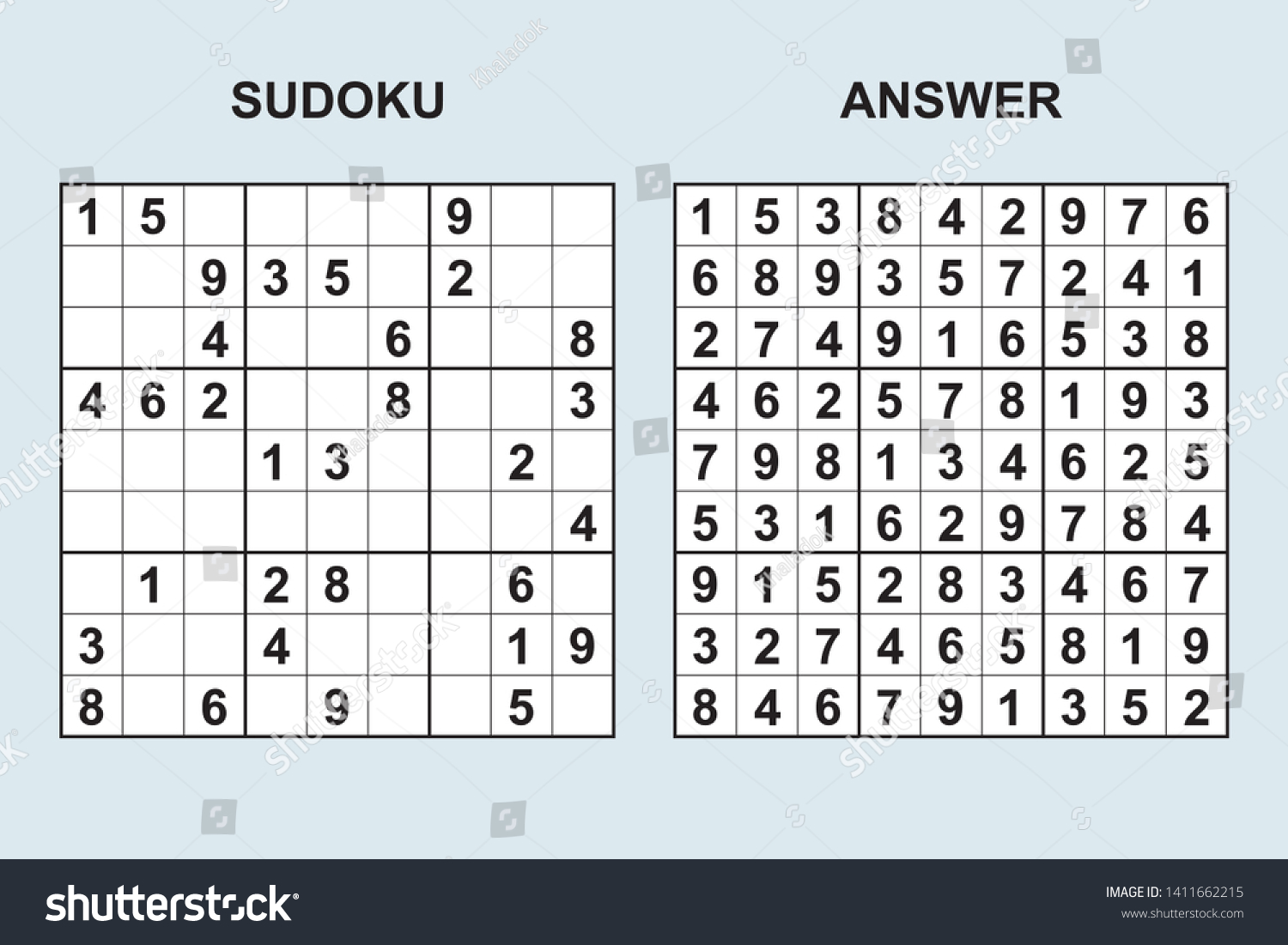 SVG of Vector sudoku with answer 306. Puzzle game with numbers. svg