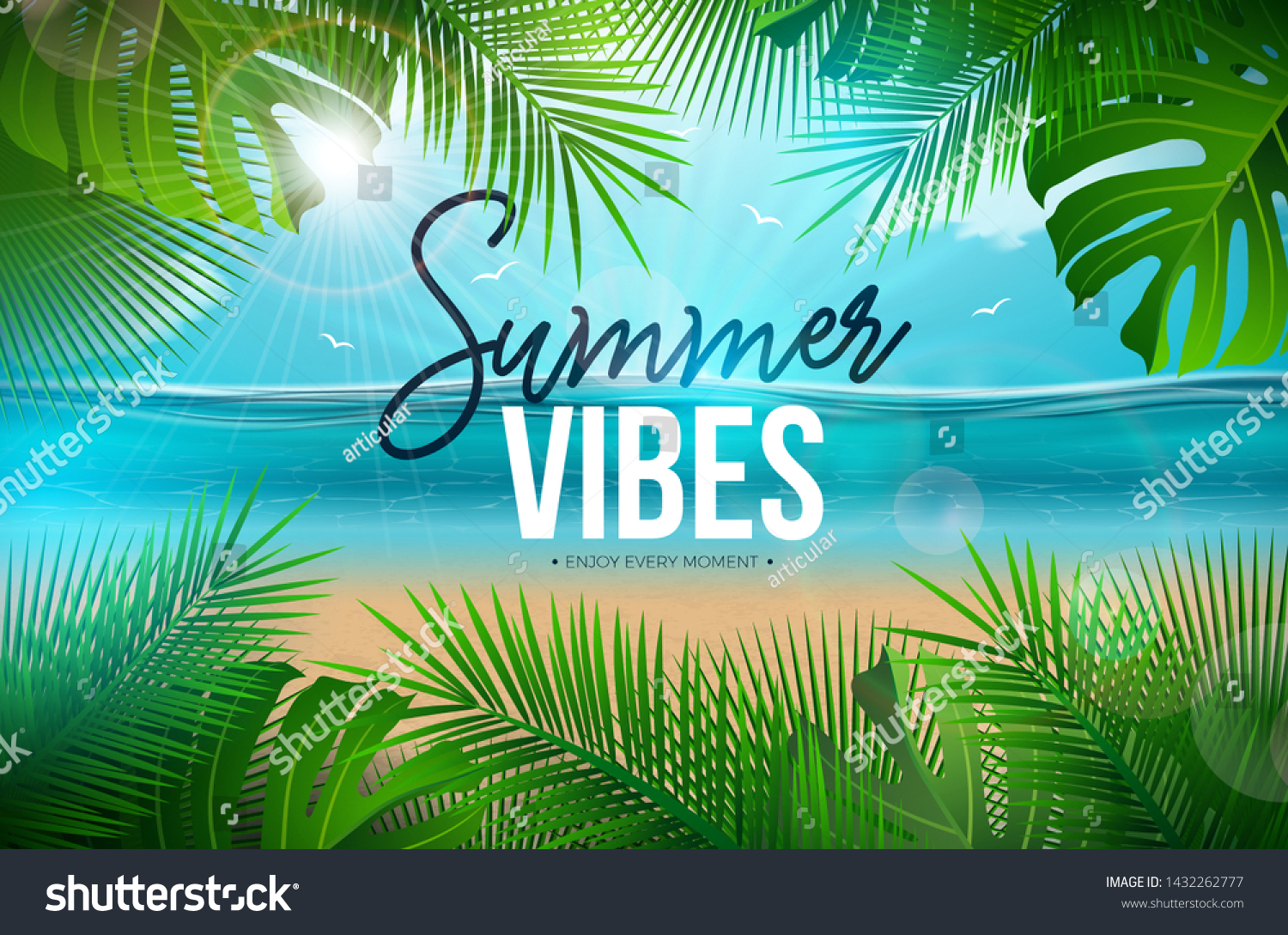 5,400 Summer vibes beach party Images, Stock Photos & Vectors ...