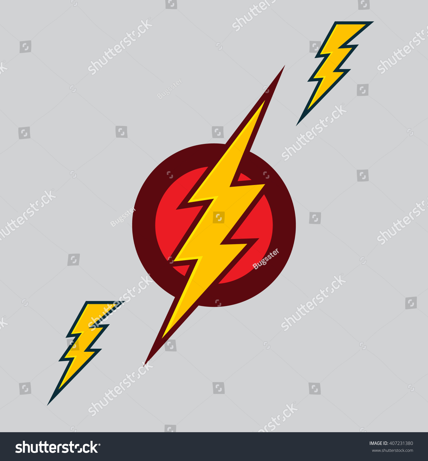 Vector Symbol Flash Stock Vector 407231380 - Shutterstock