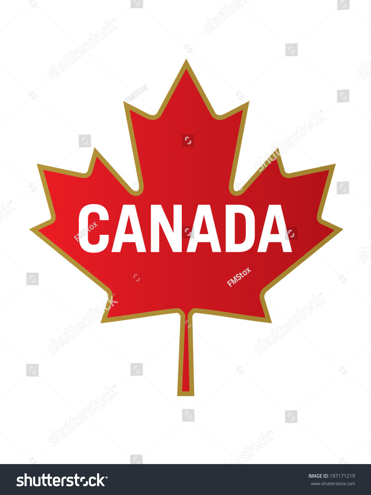 Vector Team Canada Logo Icon: vector de stock (libre de regalías