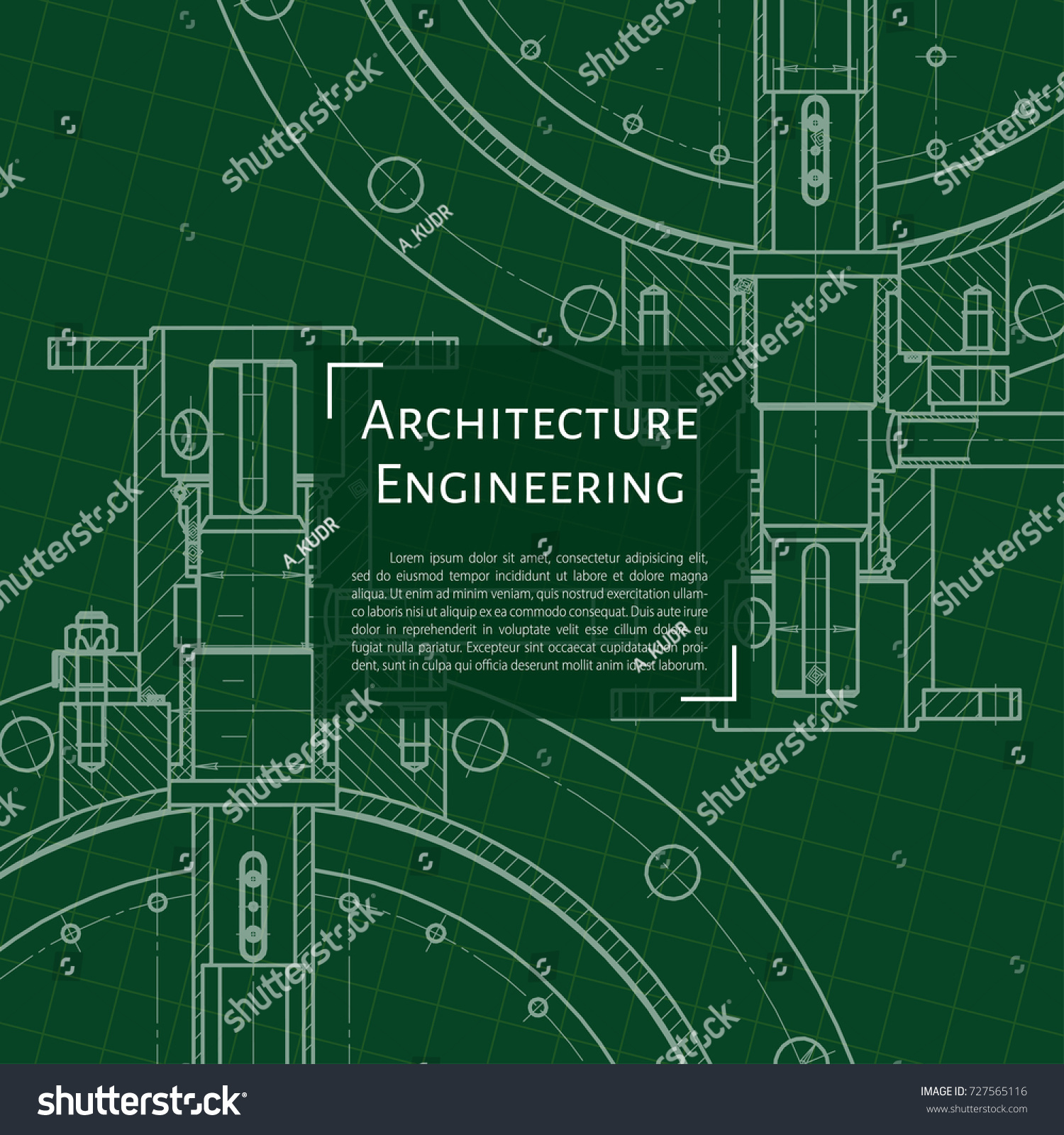 Vector Technical Blueprint Of Mechanism Engineer Illustration Vector Technical Blueprint Of Mechanism Engineer Illustration