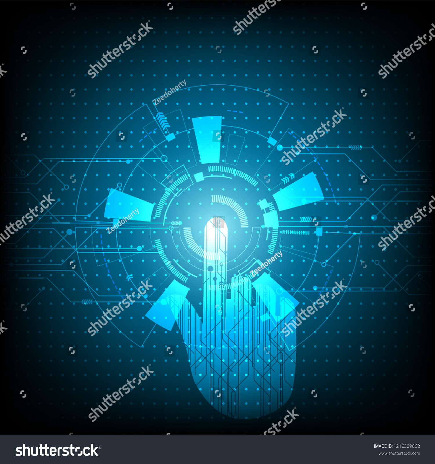 Vector Technology Touch Futurebackground Future User Stock Vector Vector Technology Touch Futurebackground Future User Stock Vector