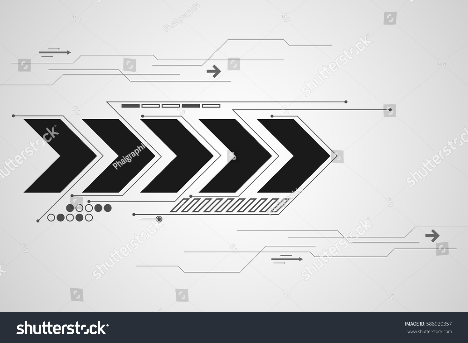 ベクター技術の矢印デザイン のベクター画像素材 ロイヤリティフリー