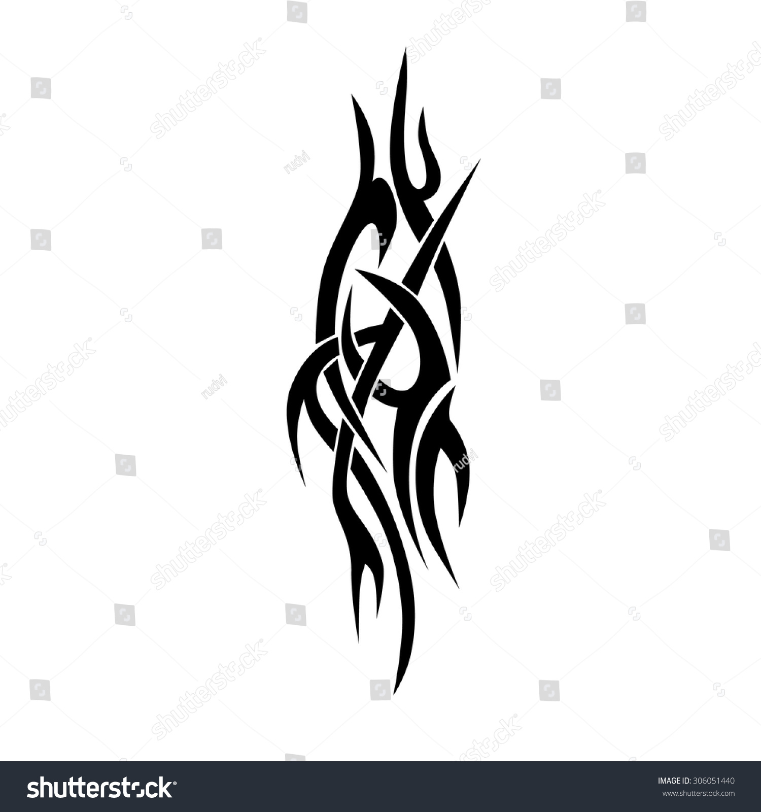 Tribal-Tattoos stock-vector-vector-tribal-tattoo-designs-tribal-tattoos-art-tribal-tattoo-vector-sketch-of-a-tattoo-306051440