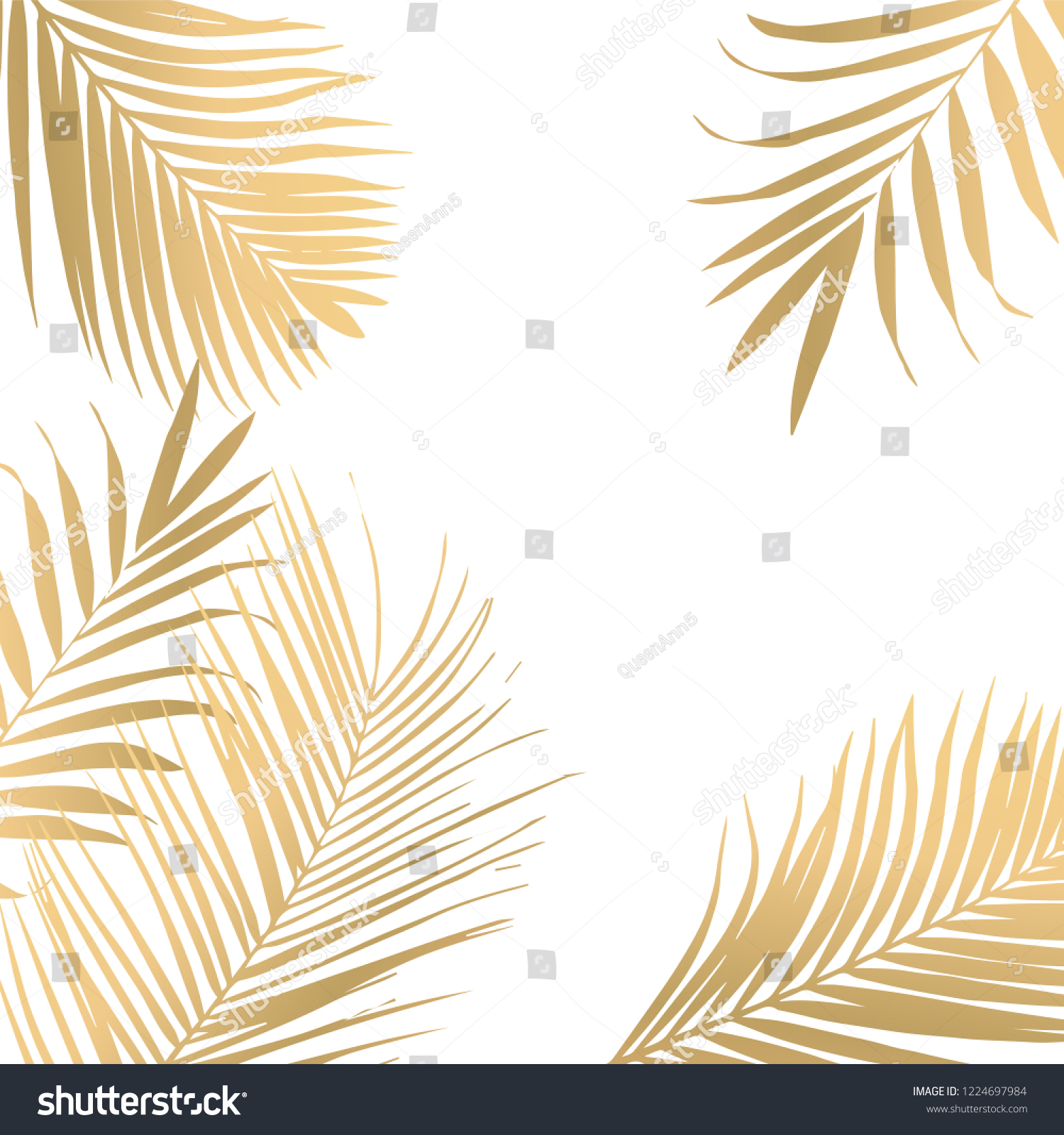 17,688 Gold palm leaves Stock Vectors, Images & Vector Art | Shutterstock