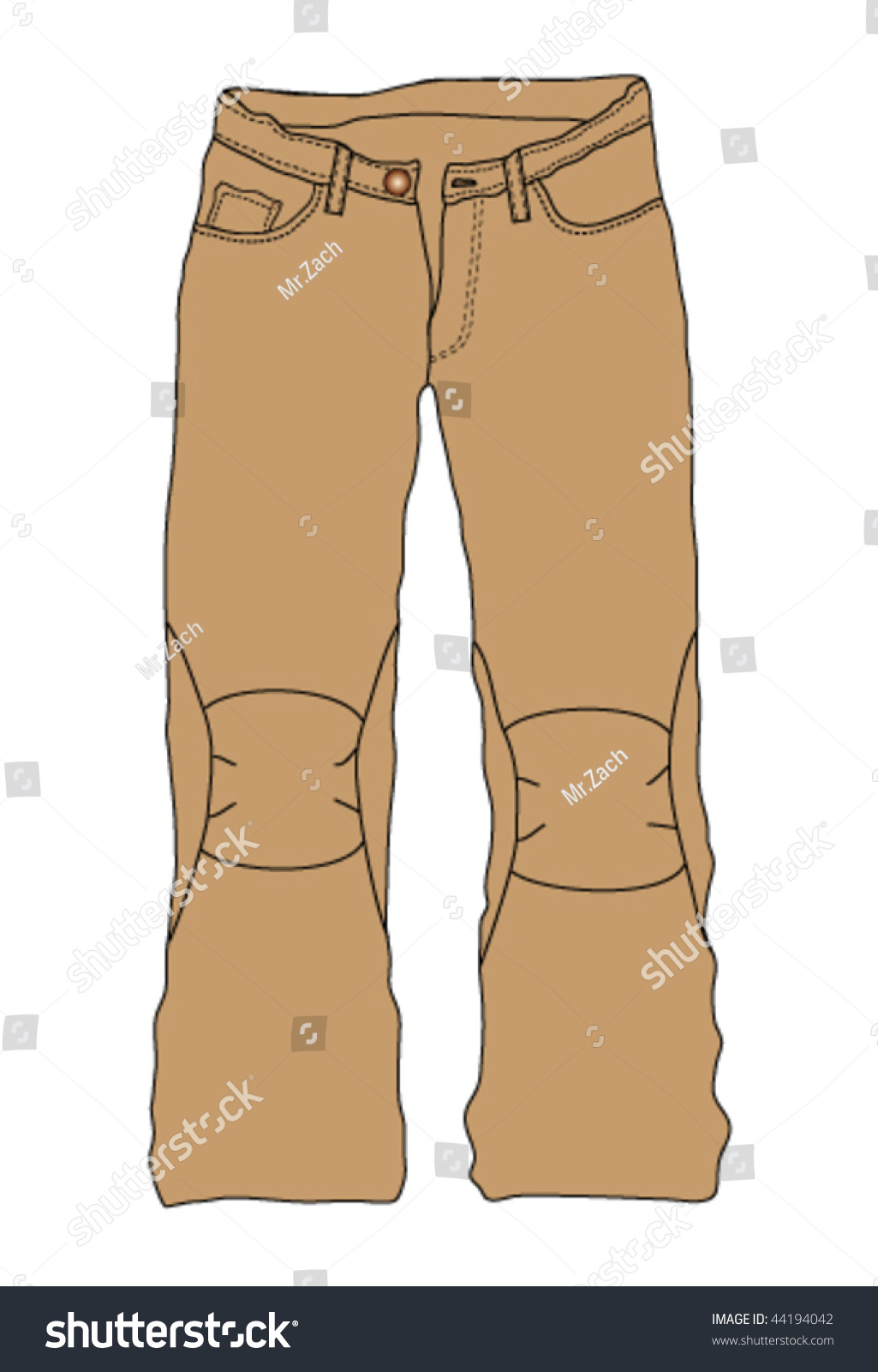 Vector Trousers - 44194042 : Shutterstock