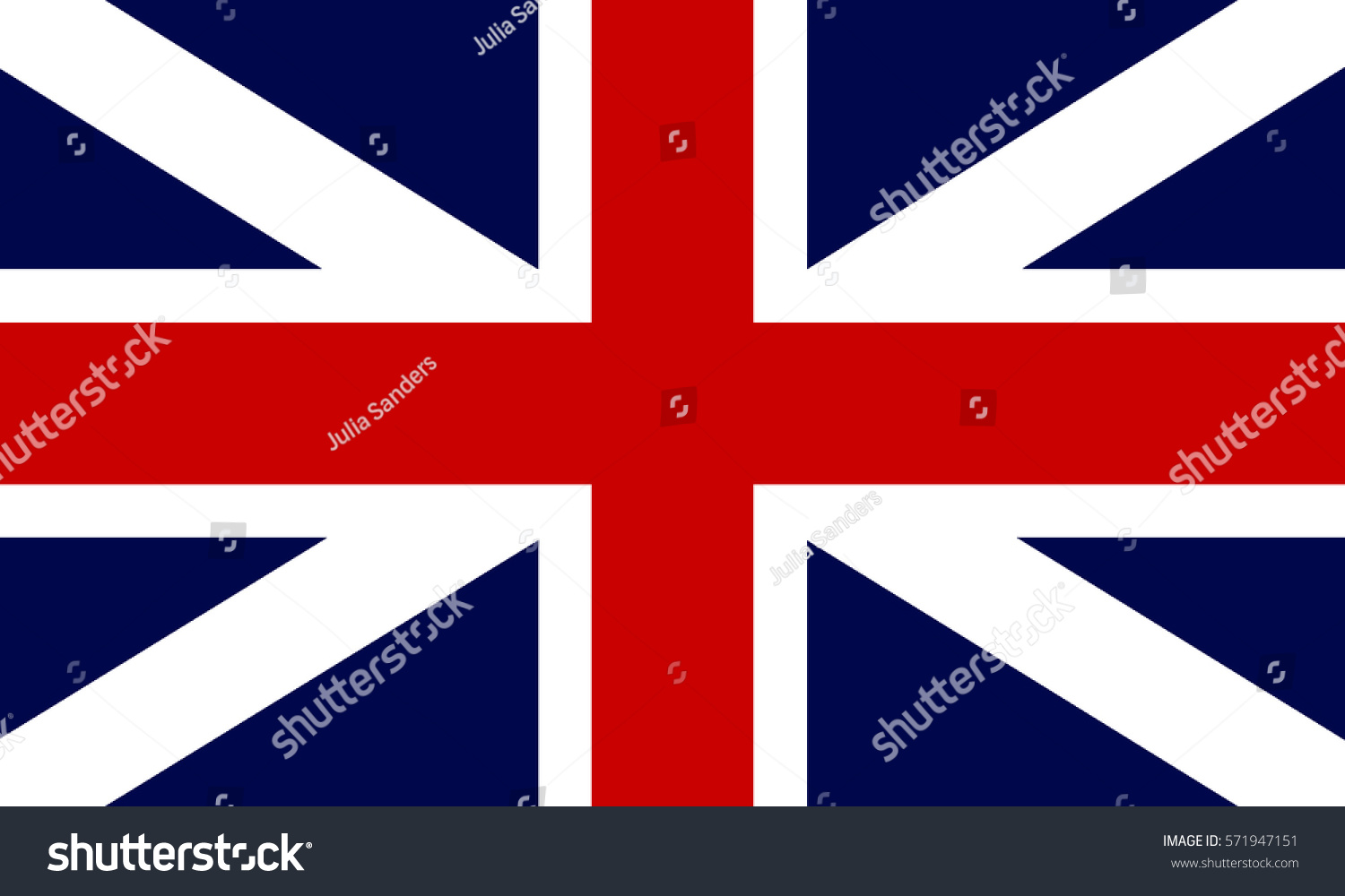 Vector Union Jack Flag Stock Vector (Royalty Free) 571947151 | Shutterstock