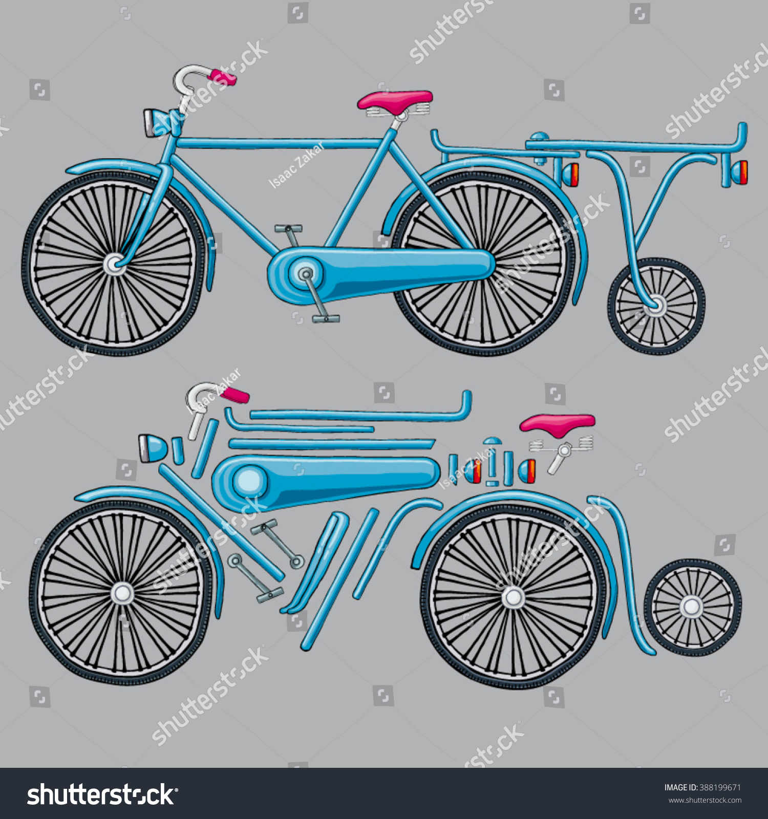 vintage bicycle parts