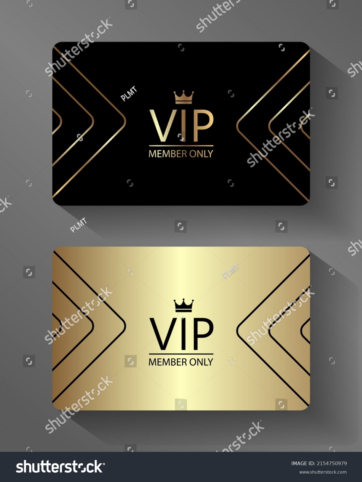 Vector Vip Platinum Member Card Platinum Stock Vector (Royalty Free ...