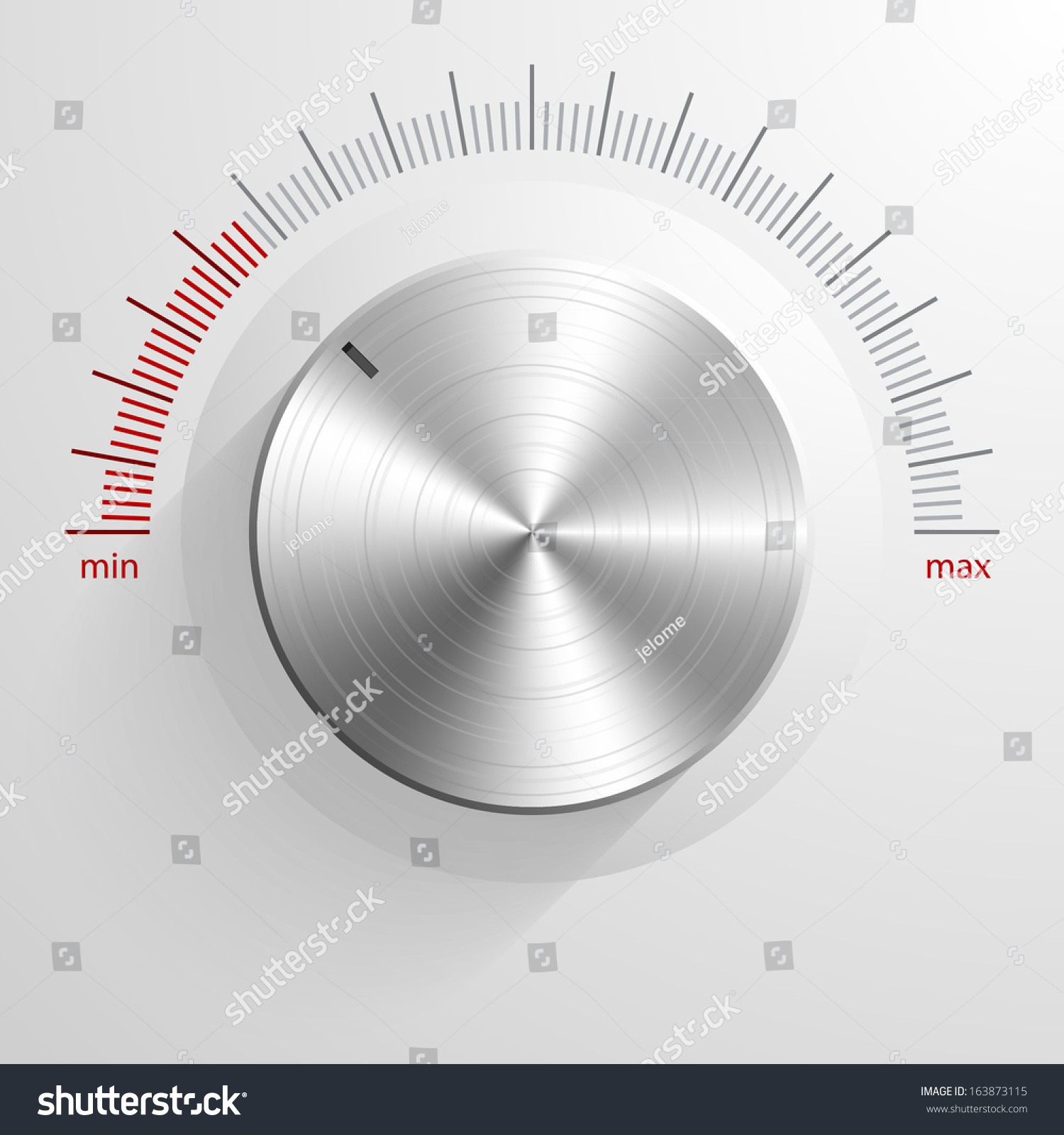 Vector Volume Knob Stock Vector 163873115 - Shutterstock