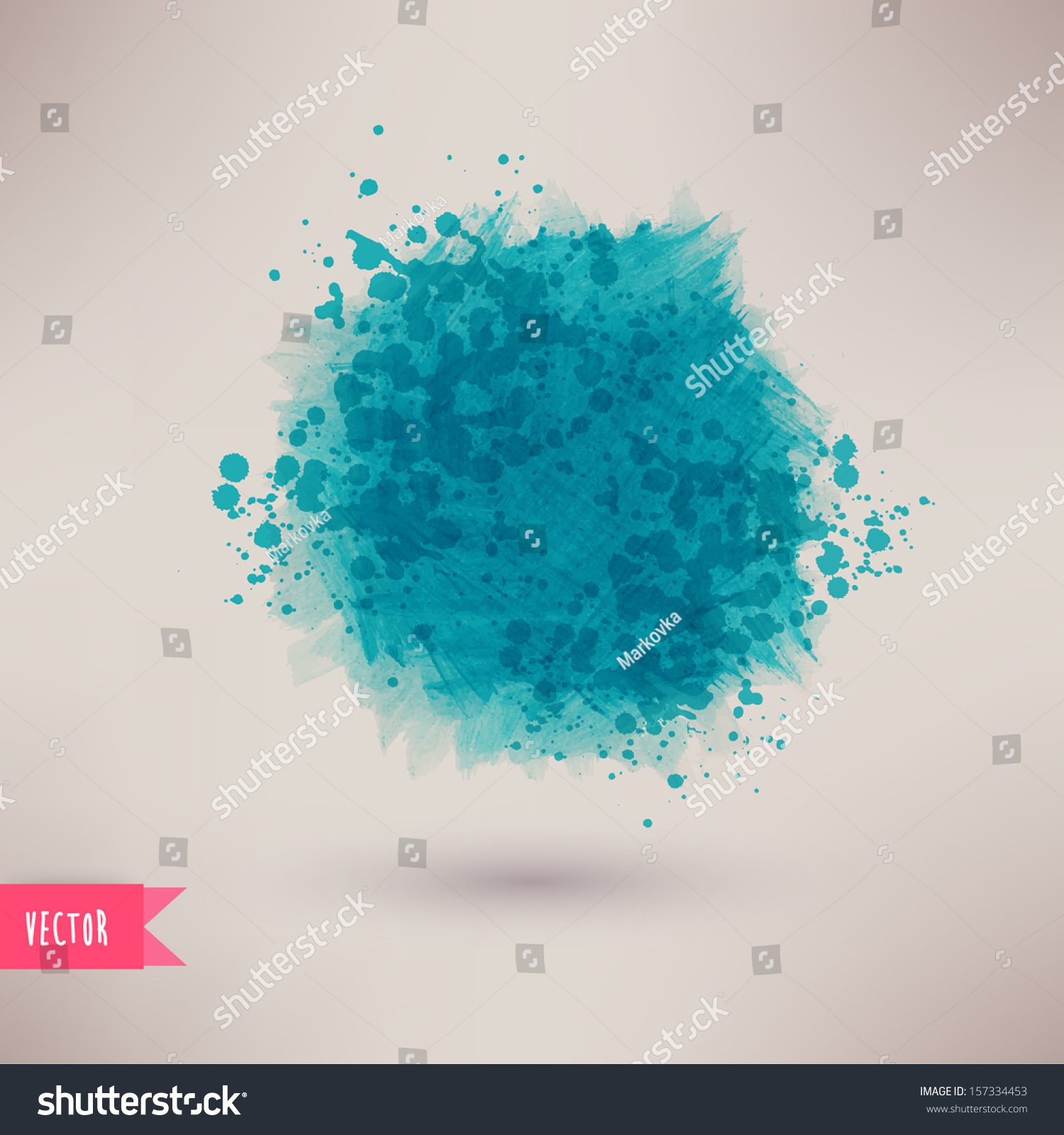 Vector Watercolor Texture. Watercolor Spray Background, Paper Template ...