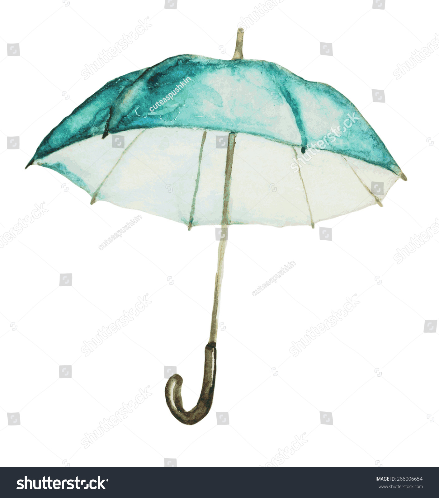 Umbrella watercolor Images, Stock Photos &amp; Vectors | Shutterstock