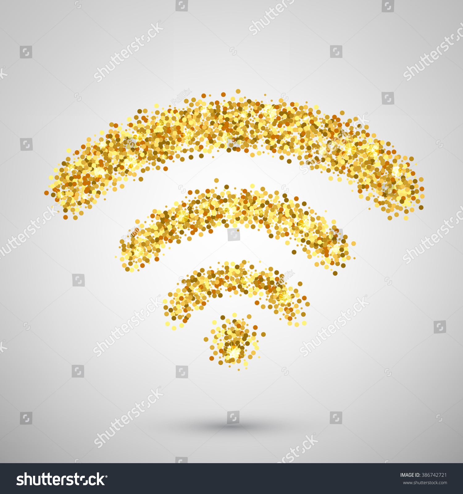 logo vector wifi Icon Wifi 386742721 Vector Stock Isolated Wifi Vector Icon