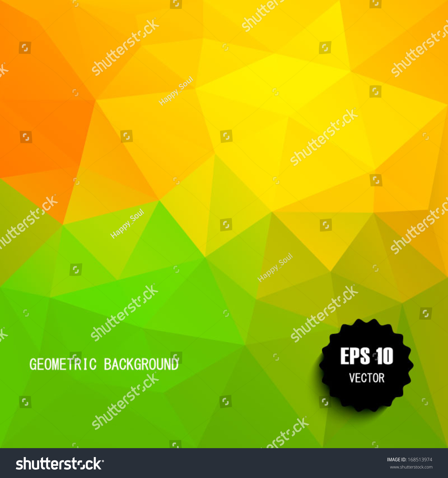 Vector Yellow Green Modern Geometric Background: เวกเตอร์สต็อก (ปลอดค่า ...