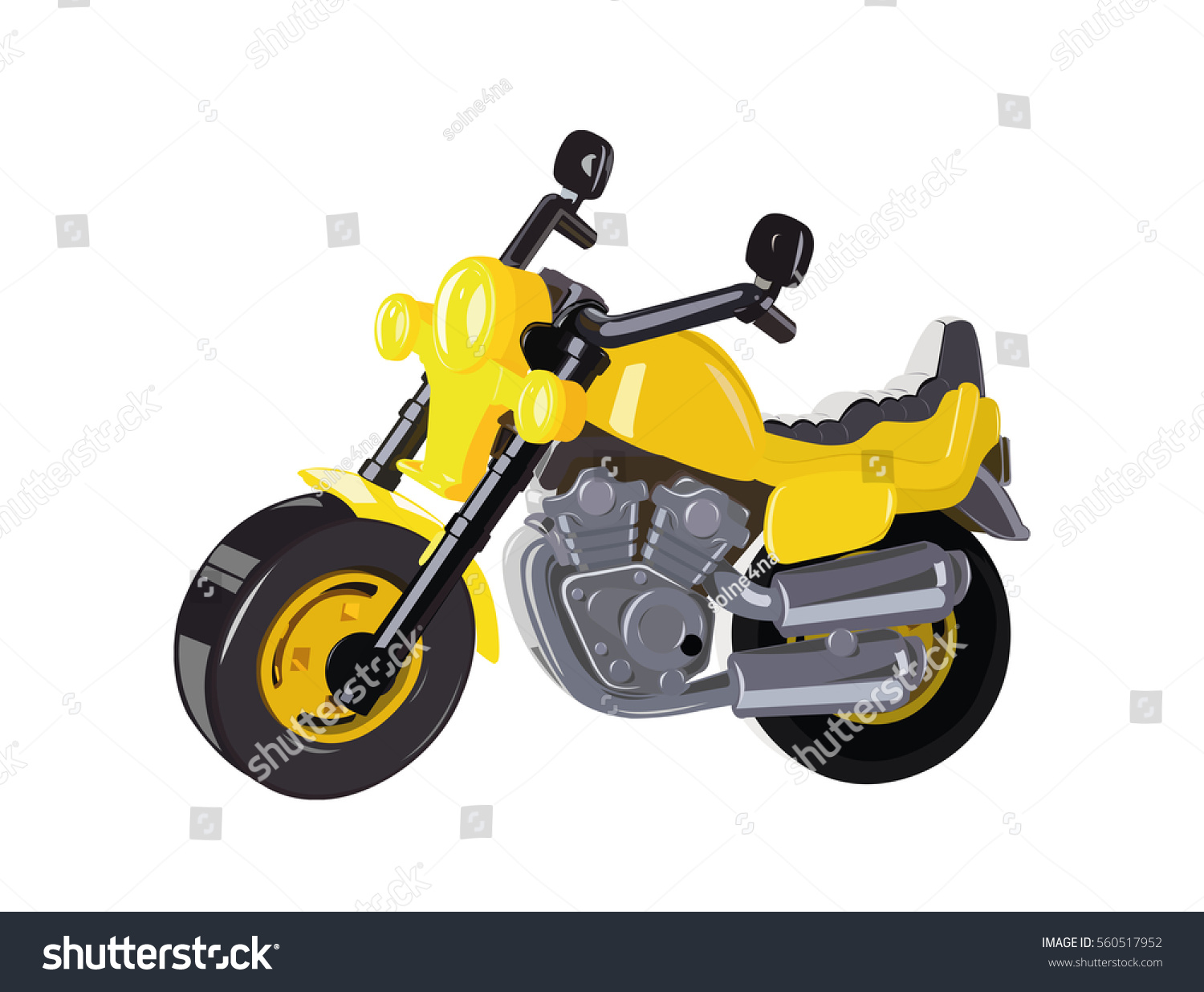 plastic motorbike toy