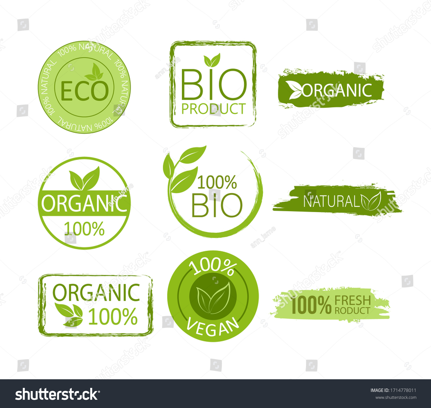 Vegan Emblem Round Logo Vector Logo Stock Vector (Royalty Free ...