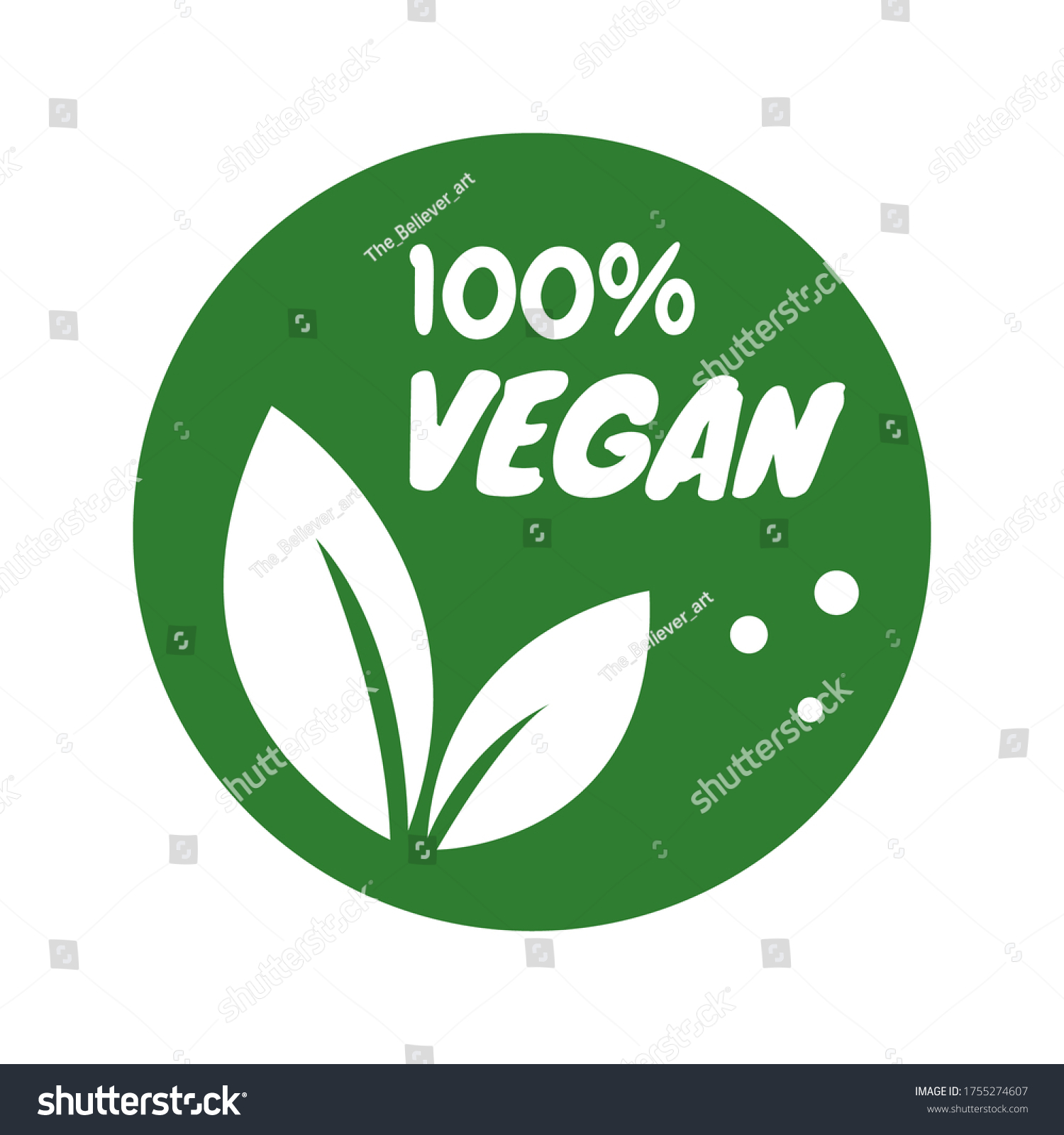 Vegan Icon Set Organic Logos Badges Stock Vector Royalty Free 1755274607 Shutterstock 