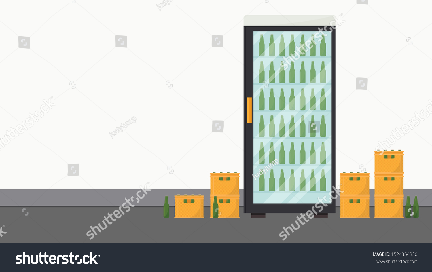 Vending Machine Crate Vector Free Space Stock Vector (Royalty Free ...