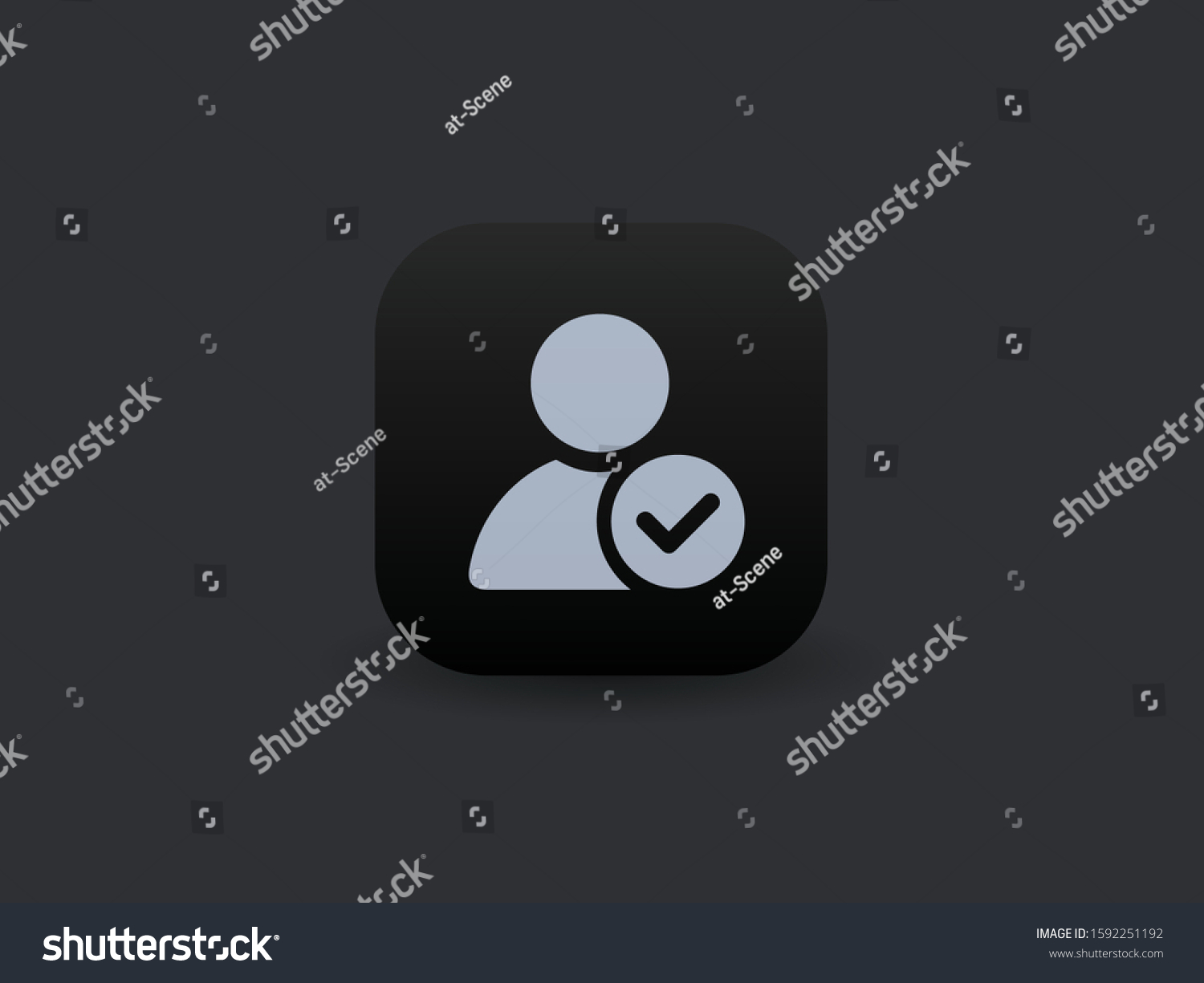 Verified User Vector App Icon Shutterstock