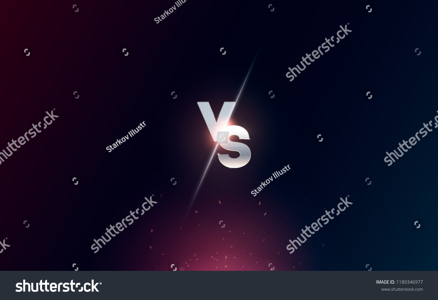 Versus Logo Vs Letters Sports Fight Stock Vector (Royalty Free) 1189346977