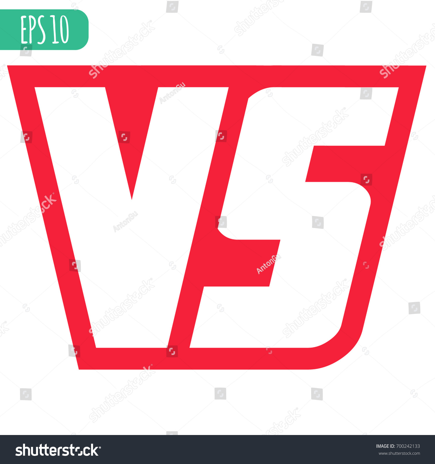 Vsロゴ Vsベクター画像イラスト 競合アイコン 戦いの象徴 のベクター画像素材 ロイヤリティフリー