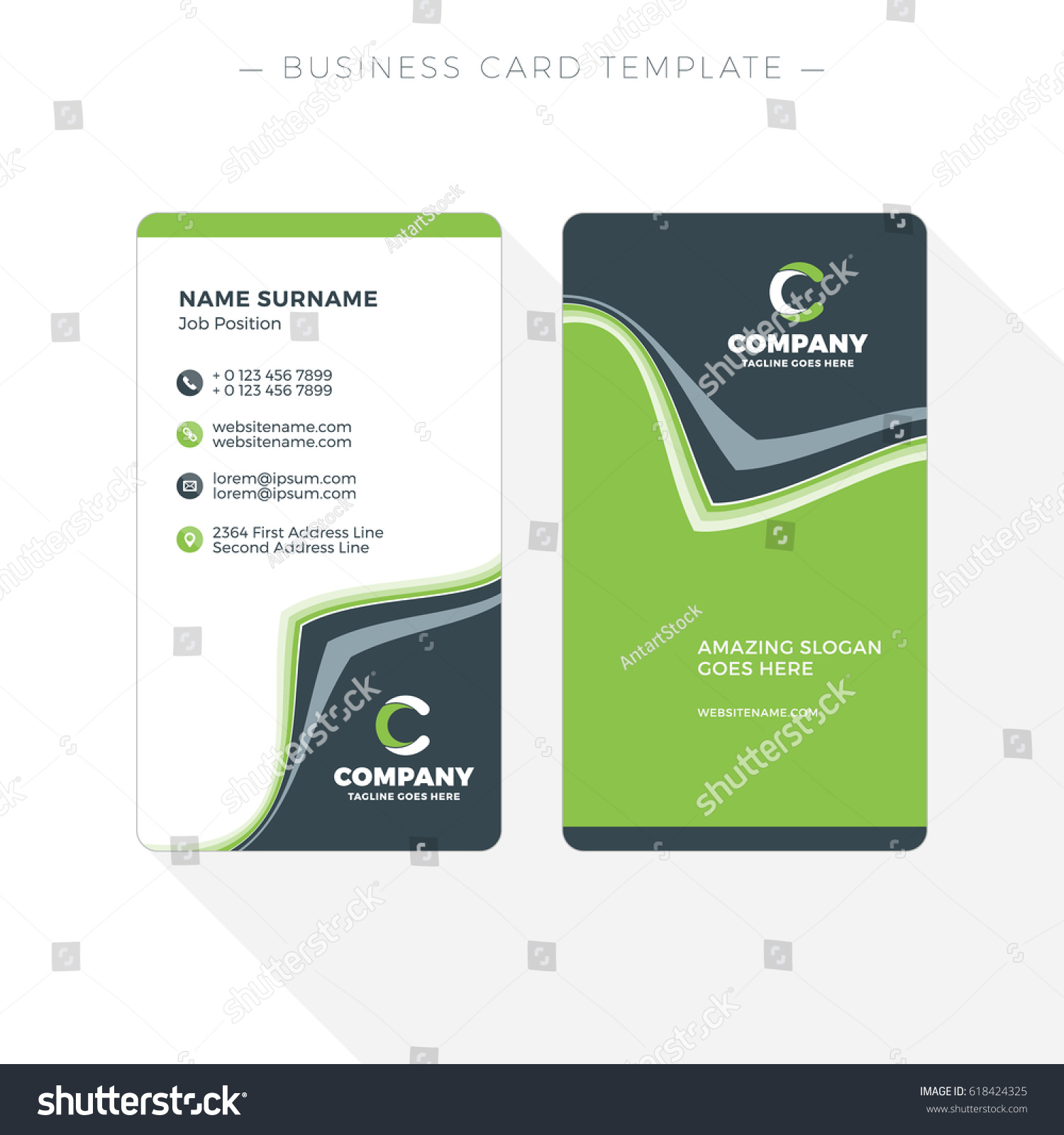 double sided business cards templates