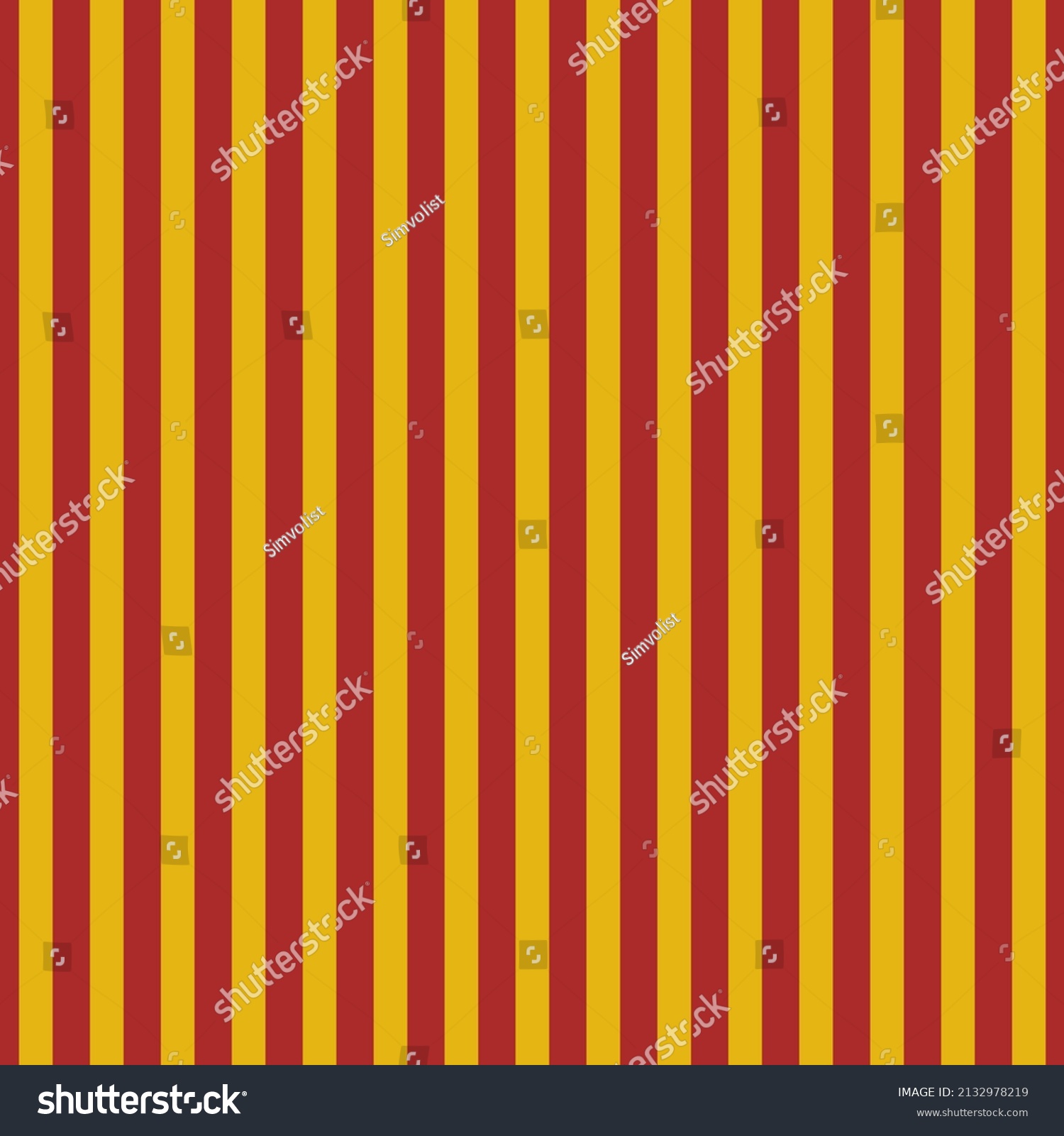 Vertical Red Yellow Stripes Background Seamless Stock Vector (Royalty ...