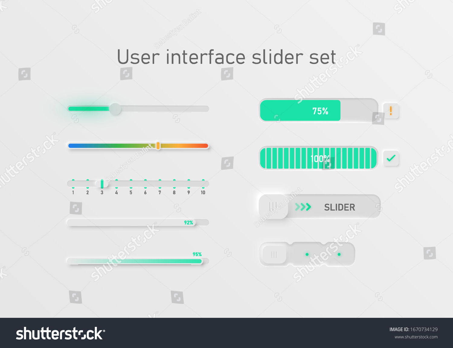 Slide bar web imágenes, fotos de stock y vectores Shutterstock