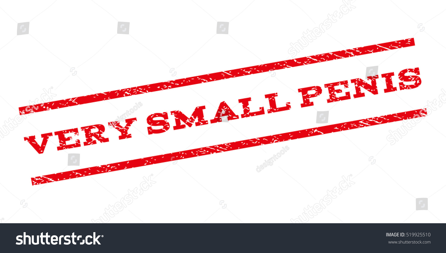 Very Small Penis Watermark Stamp Text Stock Vector Royalty Free 519925510 
