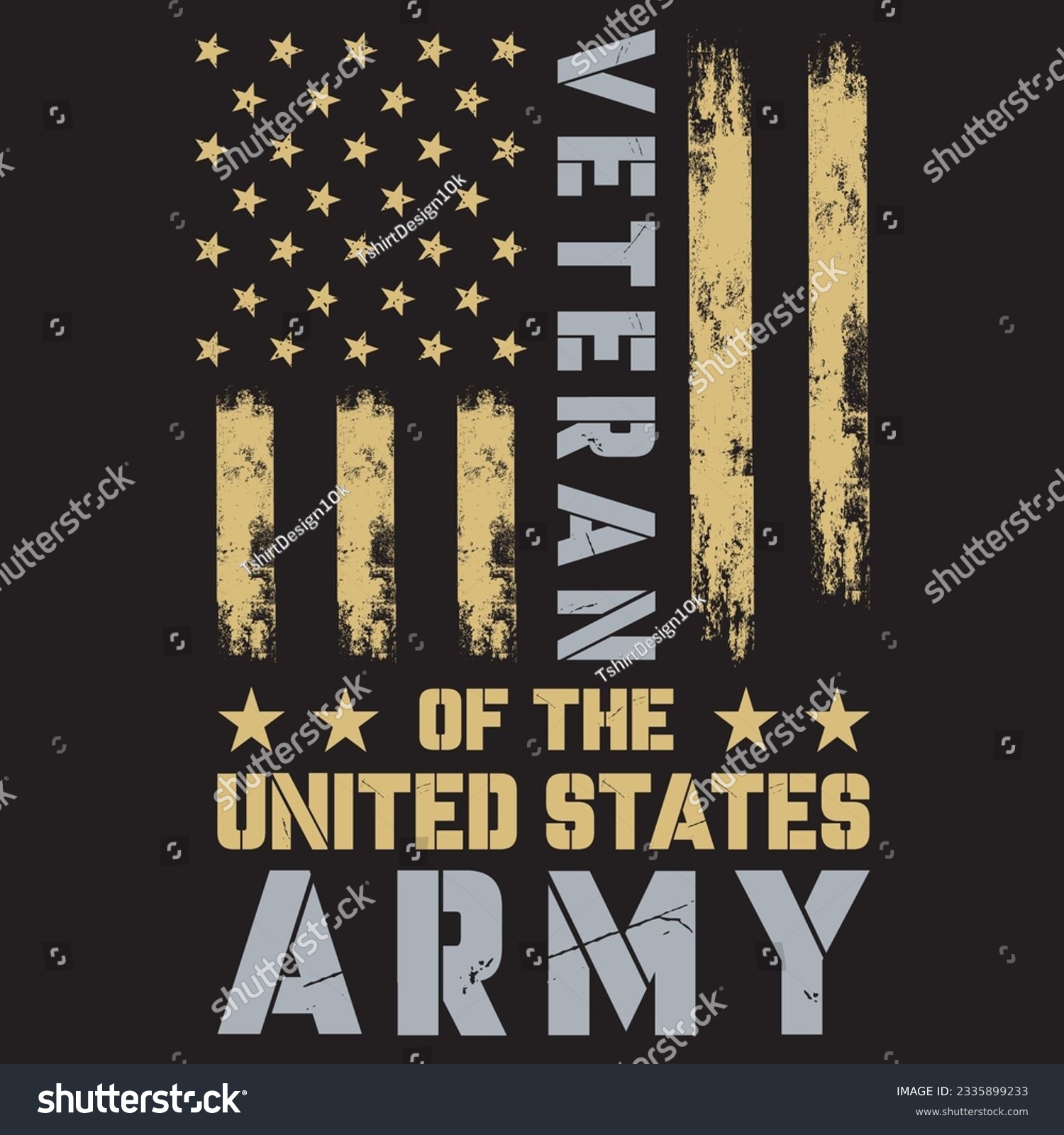 SVG of Veteran of the united states army svg