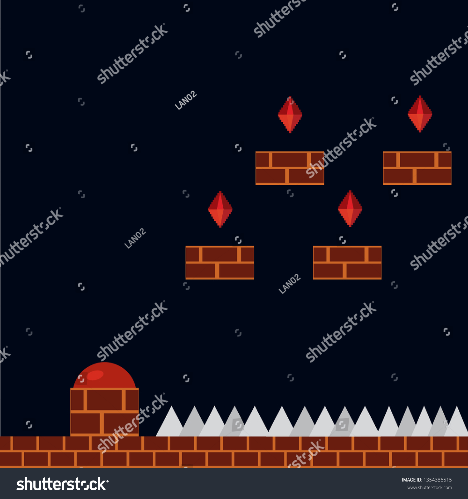 Video Game Background Stock Vector (Royalty Free) 1354386515 | Shutterstock