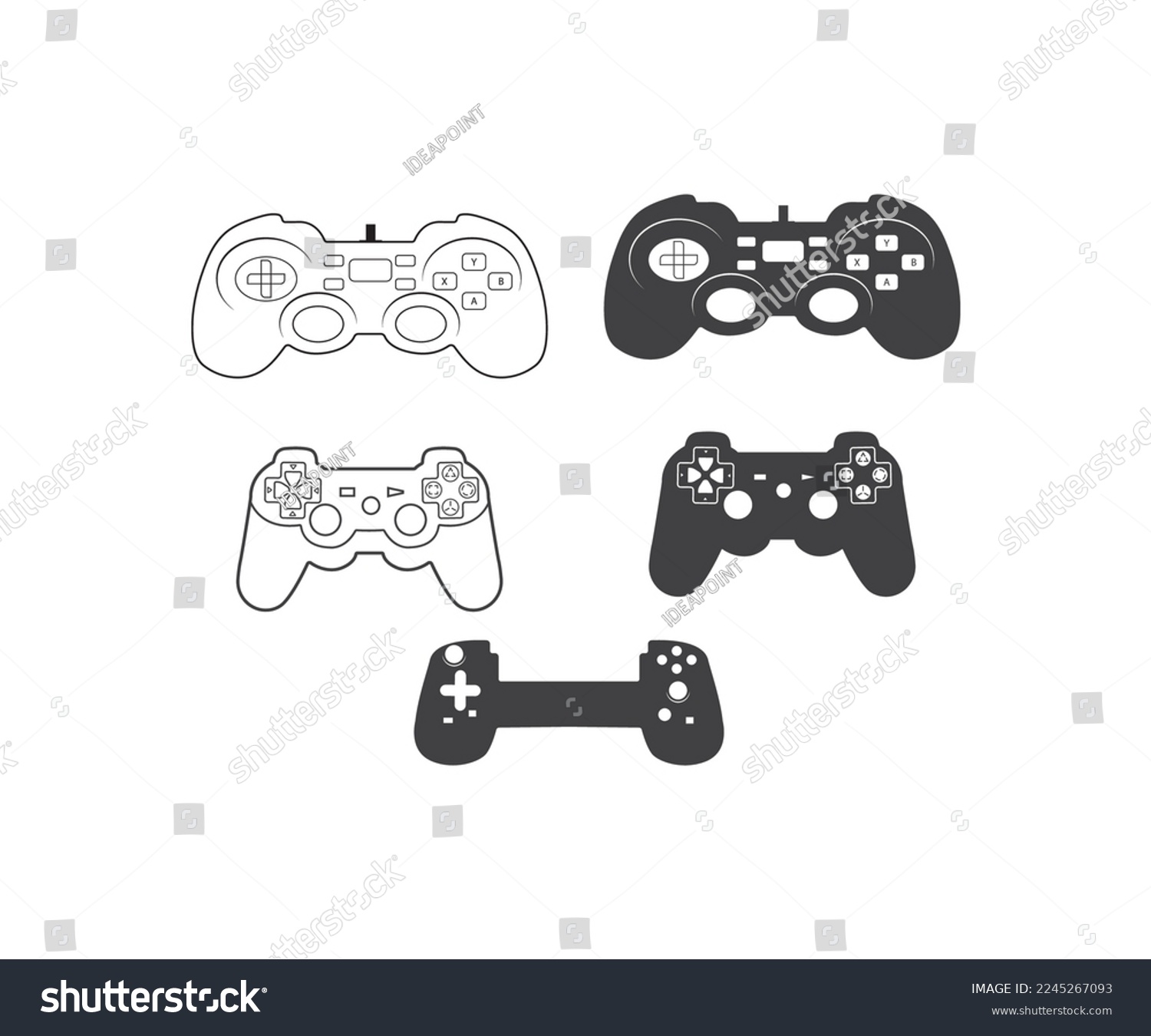 SVG of Video game controller Vectore, game controller SVG, EPS, svg